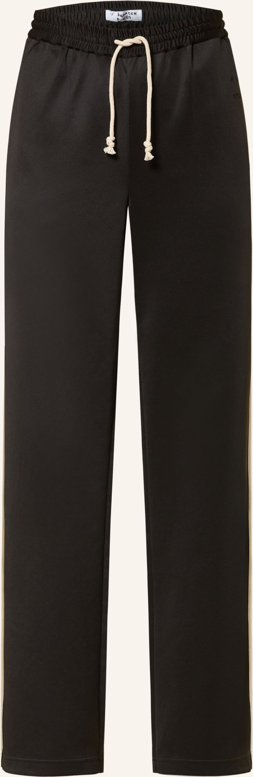 Copenhagen Studios Track Pants Mit Galonstreifen schwarz