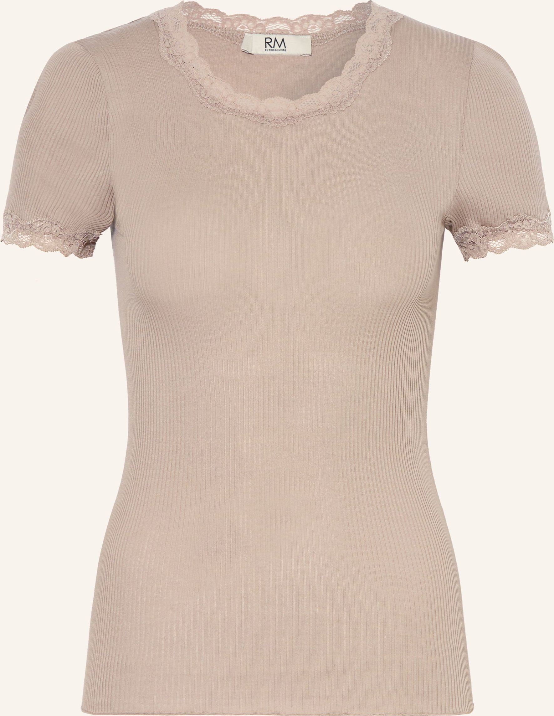 Rosemunde T-Shirt Rmwbalta Mit Spitze beige