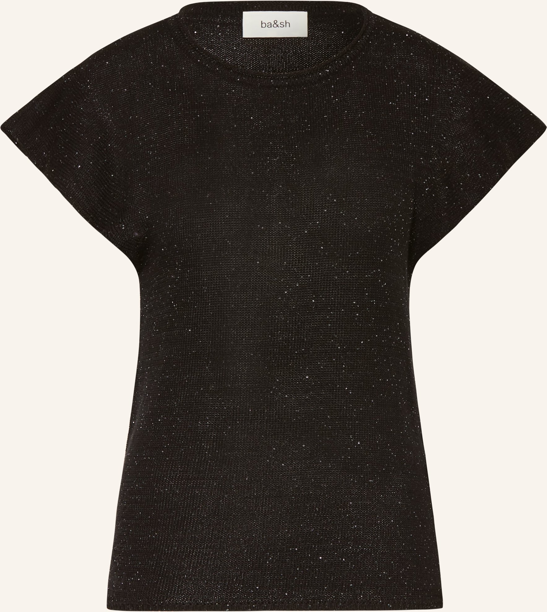 Ba&Sh Strickshirt Bichara Mit Pailletten schwarz