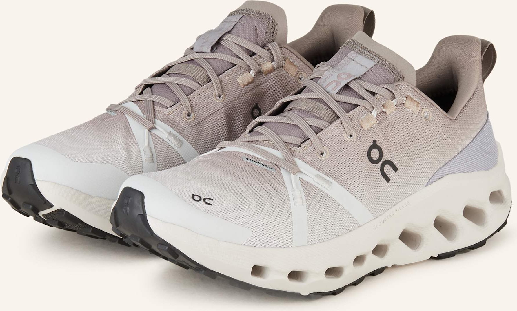 On Trailrunning-Schuhe Cloudsurfer Trail Waterproof grau