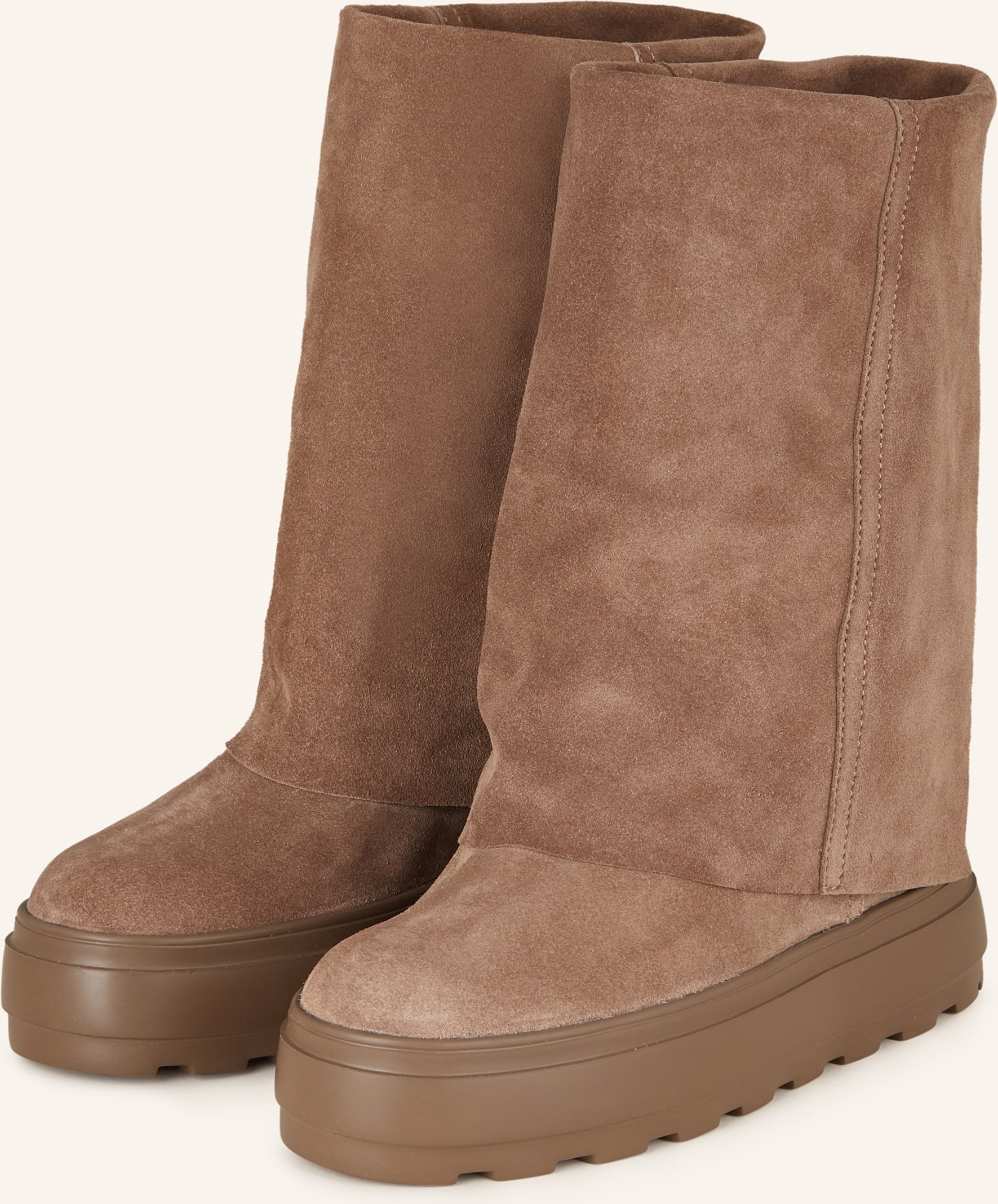 Casadei Plateau-Boots Double Face braun