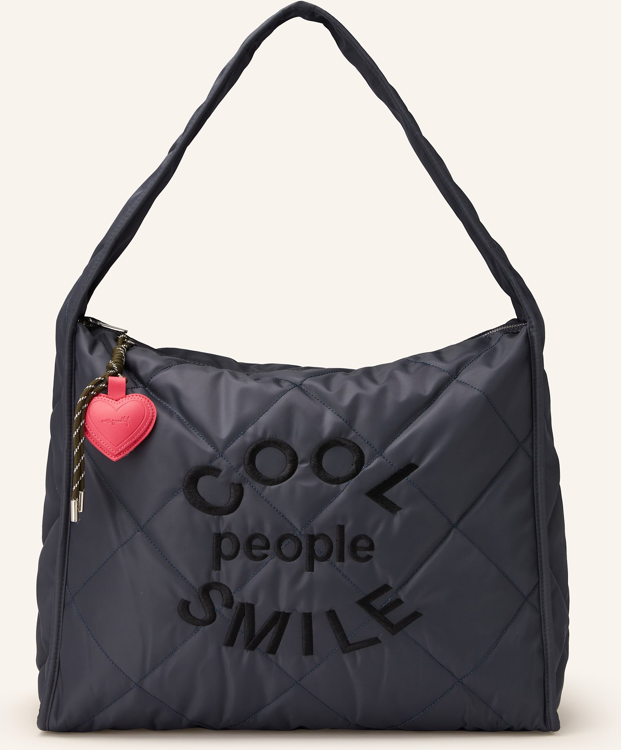 Miss Goodlife Shopper Cool People Smile schwarz