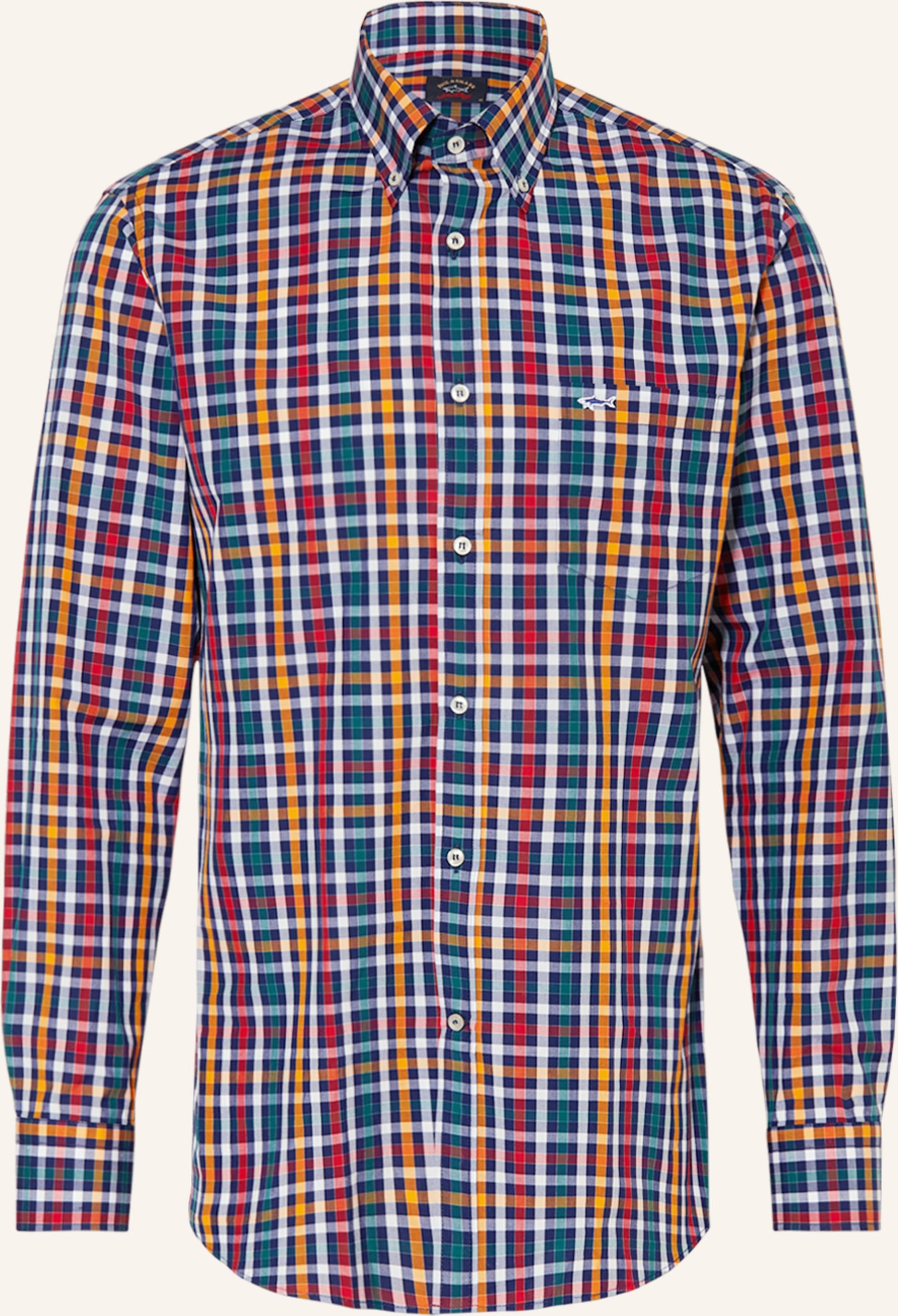 Paul & Shark Hemd Slim Fit blau