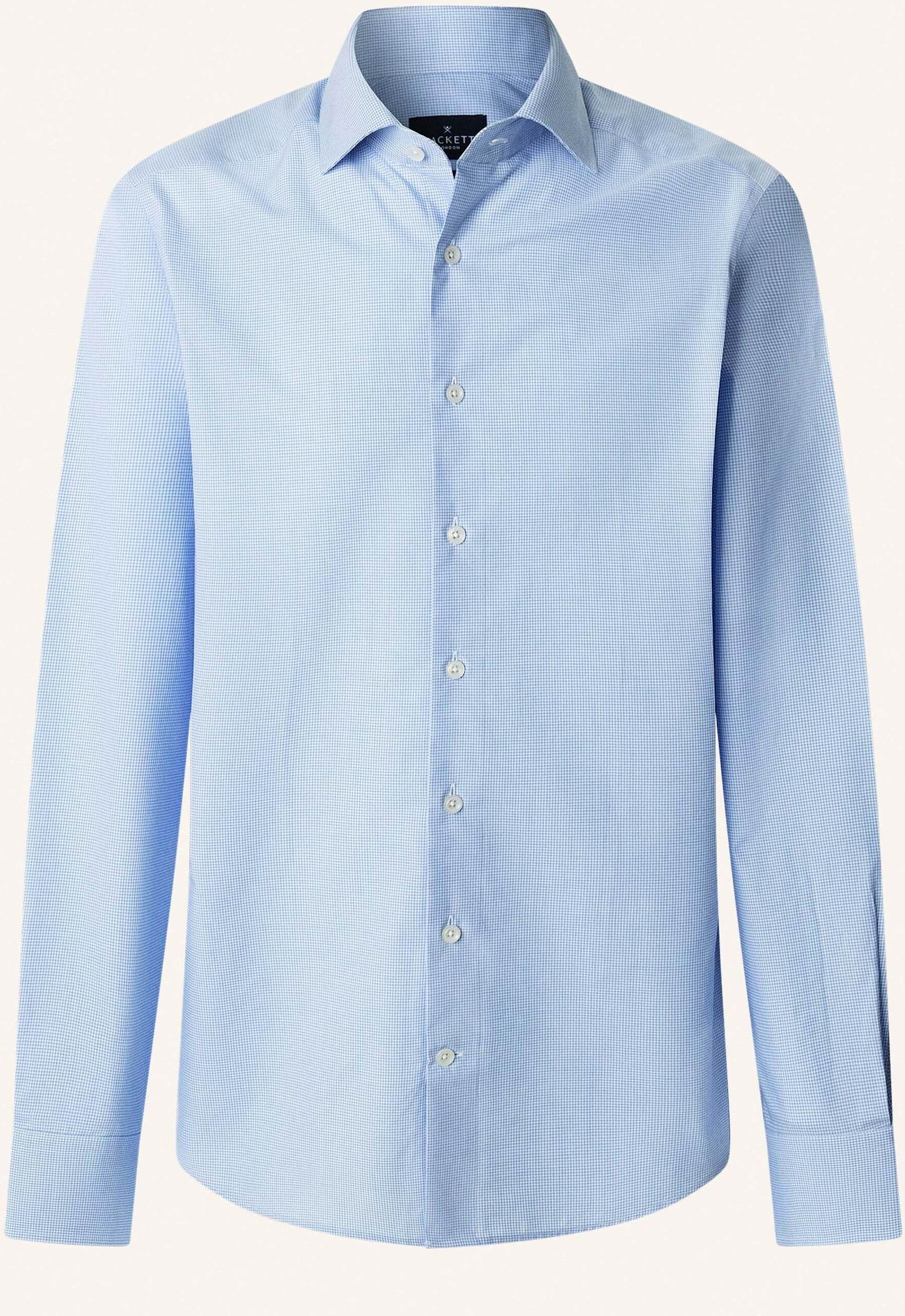 Hackett London Freizeithemd Formal Gingham blau
