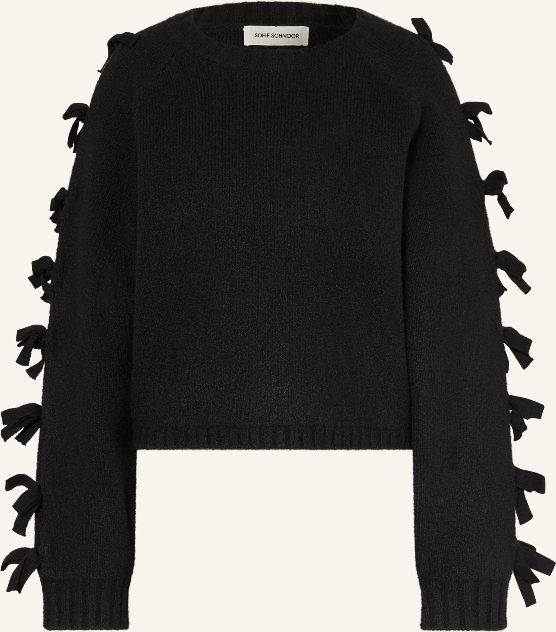 Sofie Schnoor Pullover Permelisw Mit Cut-Outs schwarz