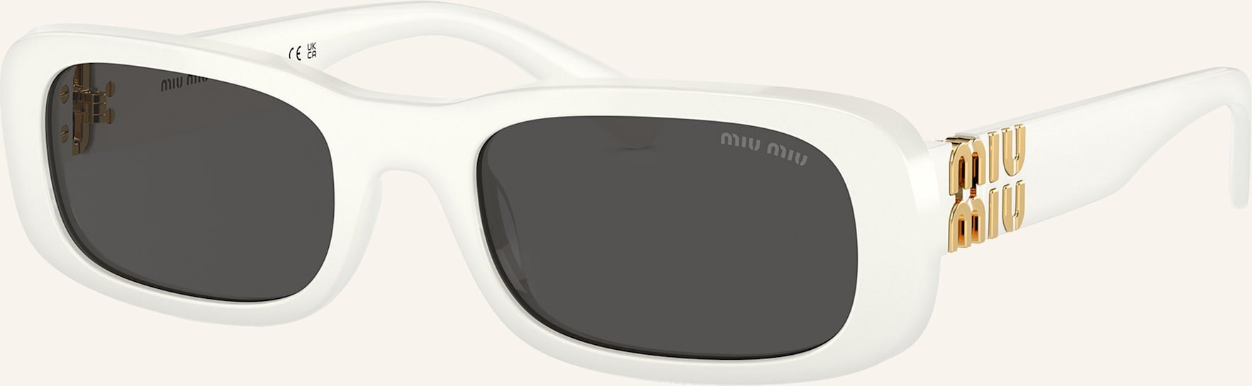 Miu Miu Sonnenbrille Mu 08zs weiss