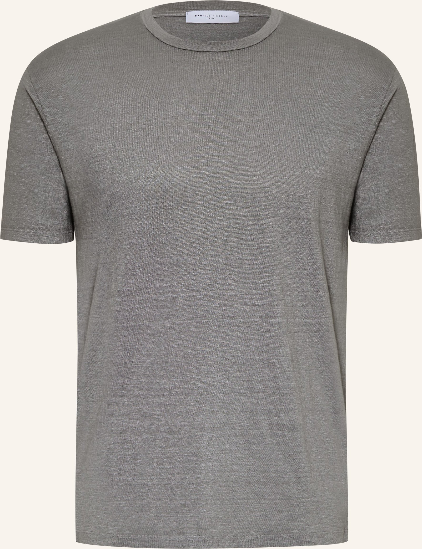 Daniele Fiesoli T-Shirt Aus Leinen grau
