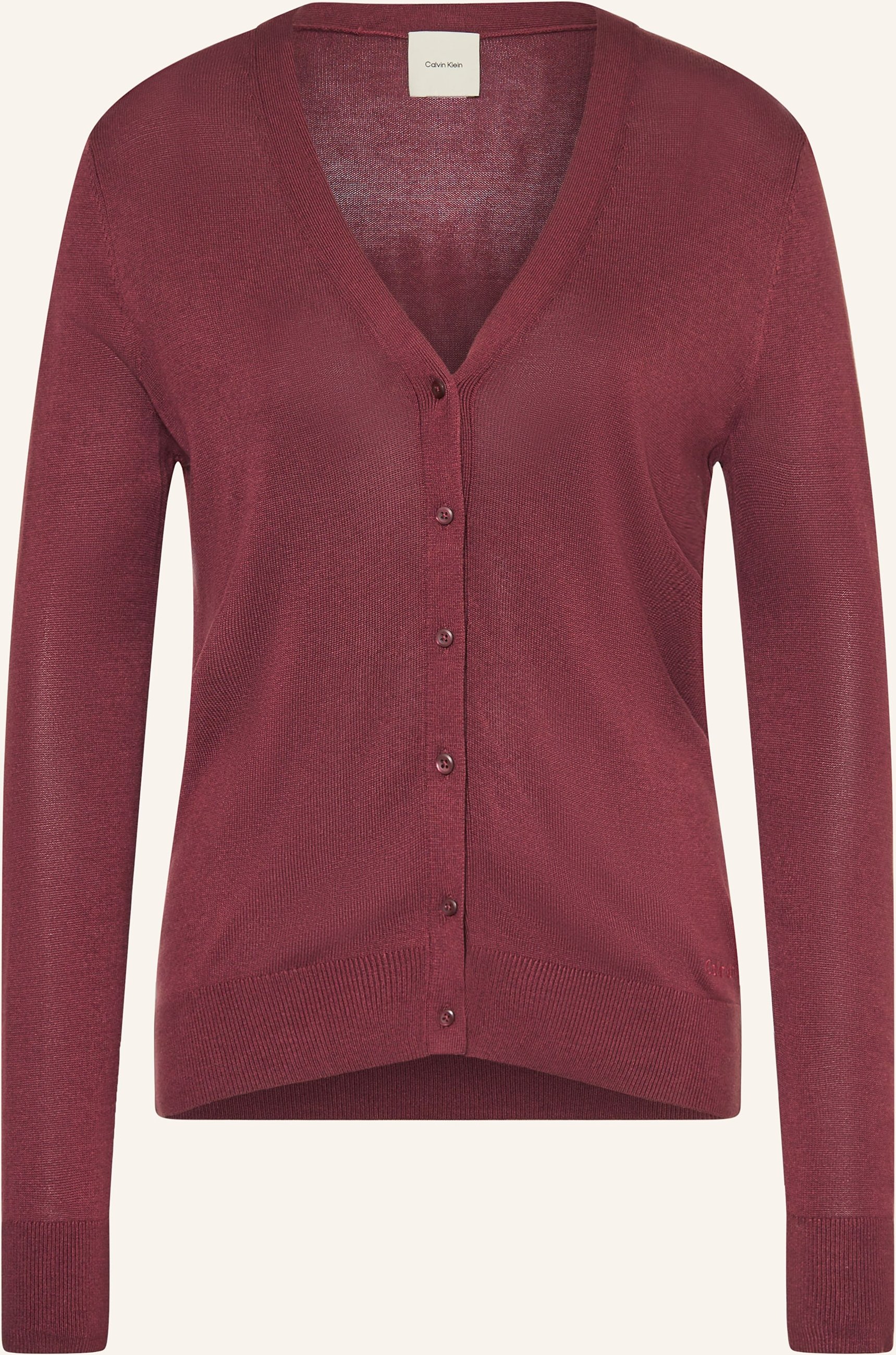 Calvin Klein Strickjacke rot