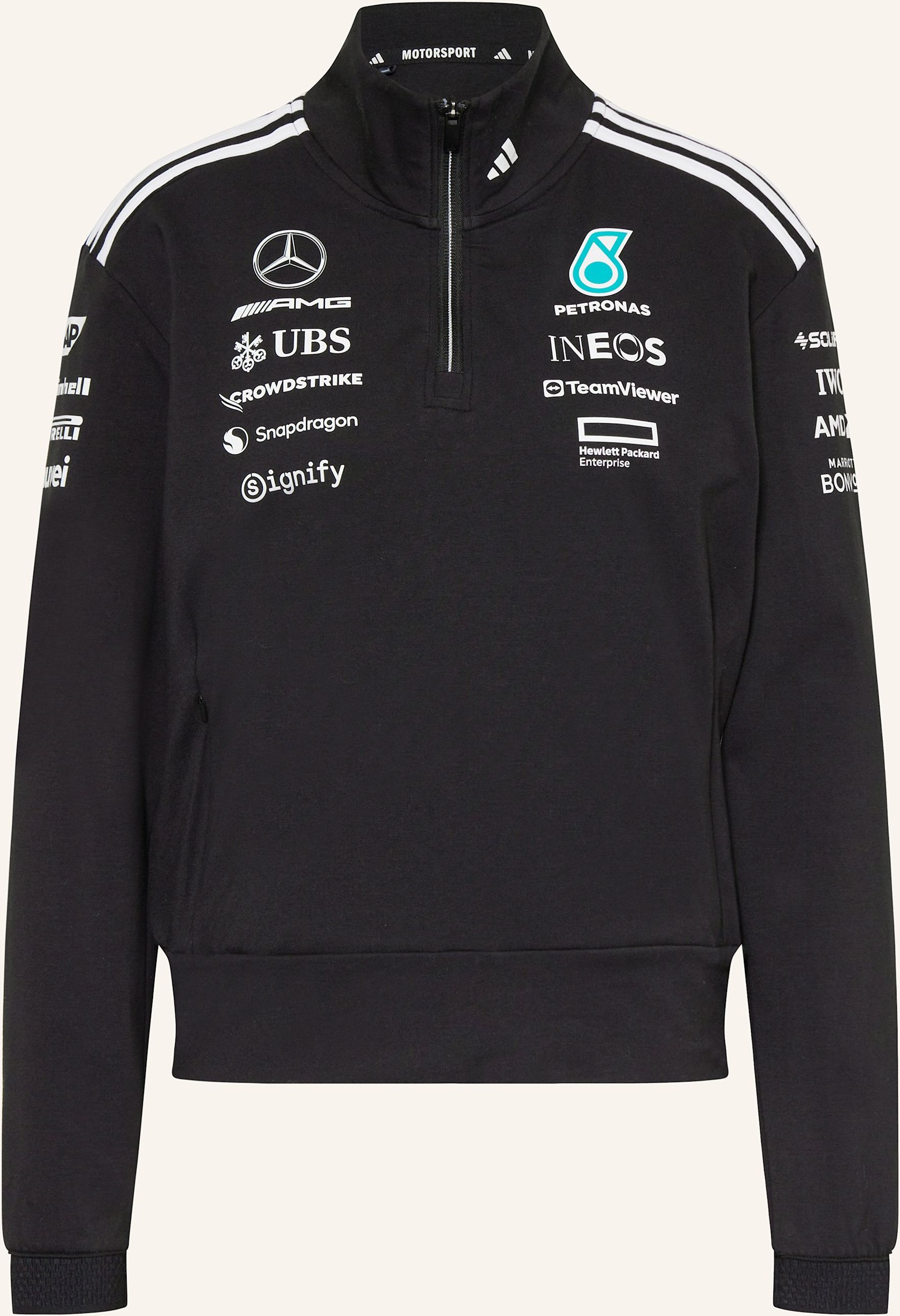 Adidas Sweat-Troyer Mercedes - Amg Petronas Formula One Team schwarz