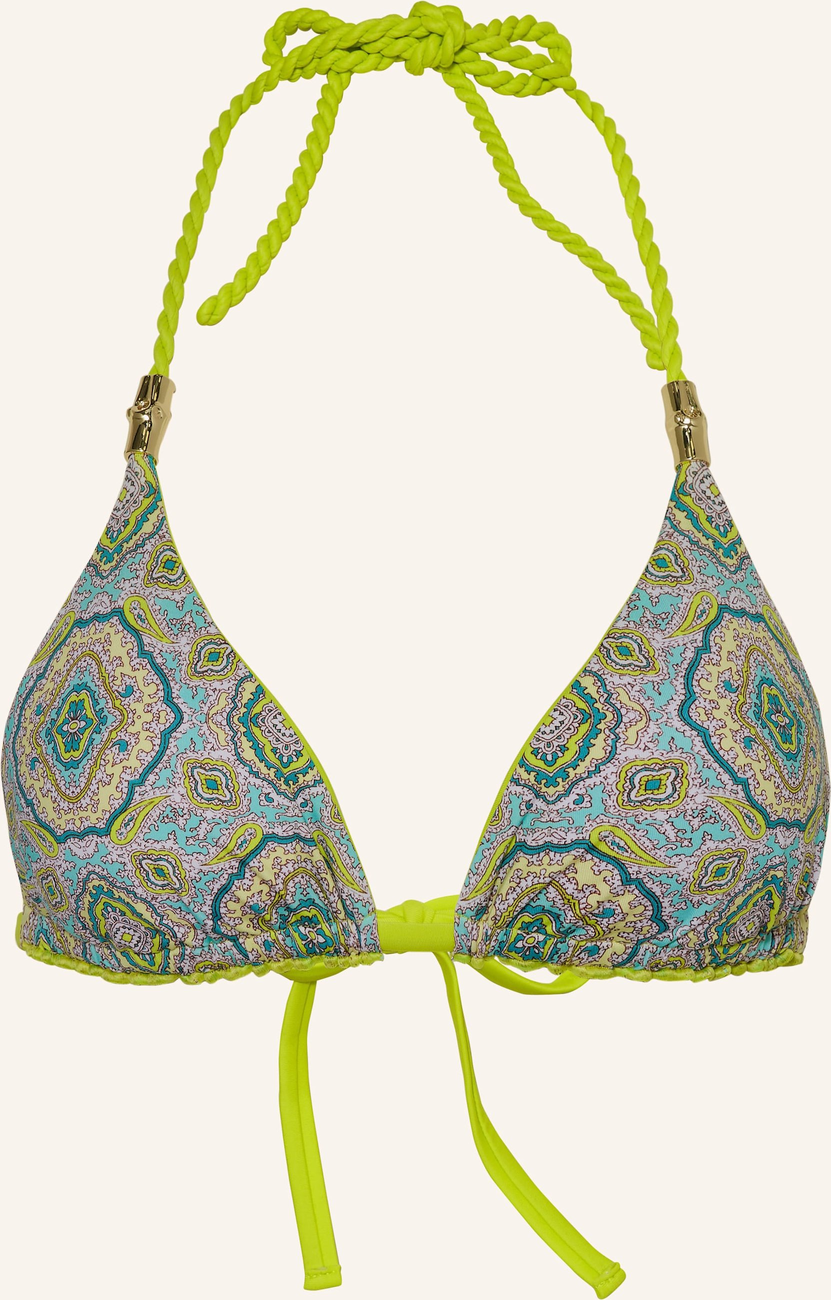 Heidi Klein Triangel-Bikini-Top Hacienda Zum Wenden gelb