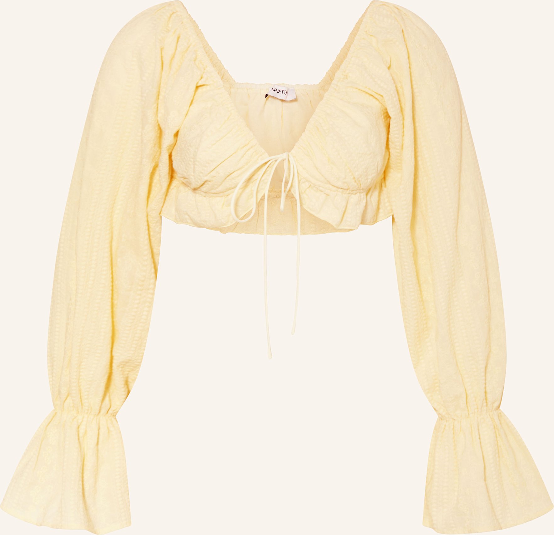 Ninety-9 Cropped-Bluse Sunseeker gelb