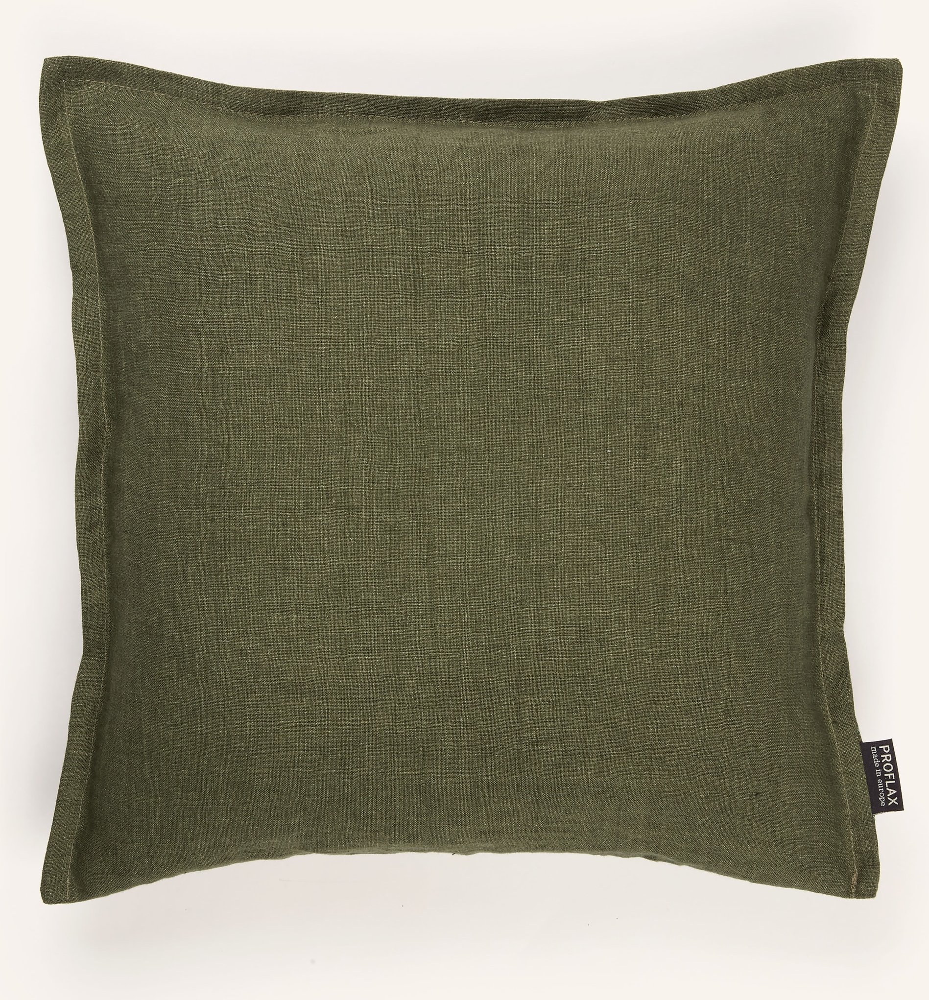 Proflax Dekokissenhülle Aus Leinen gruen