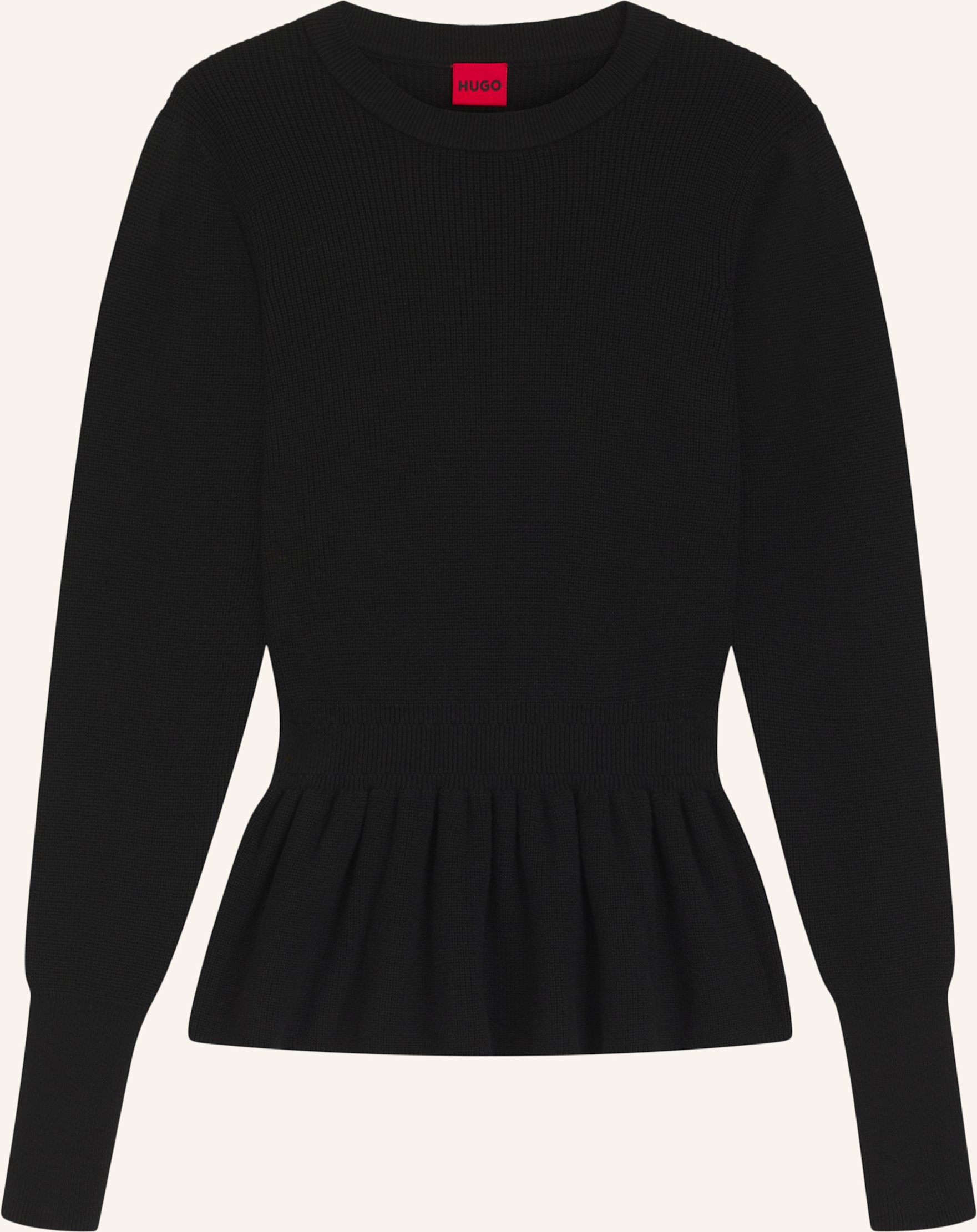 Hugo Pullover Sabanna Slim Fit schwarz