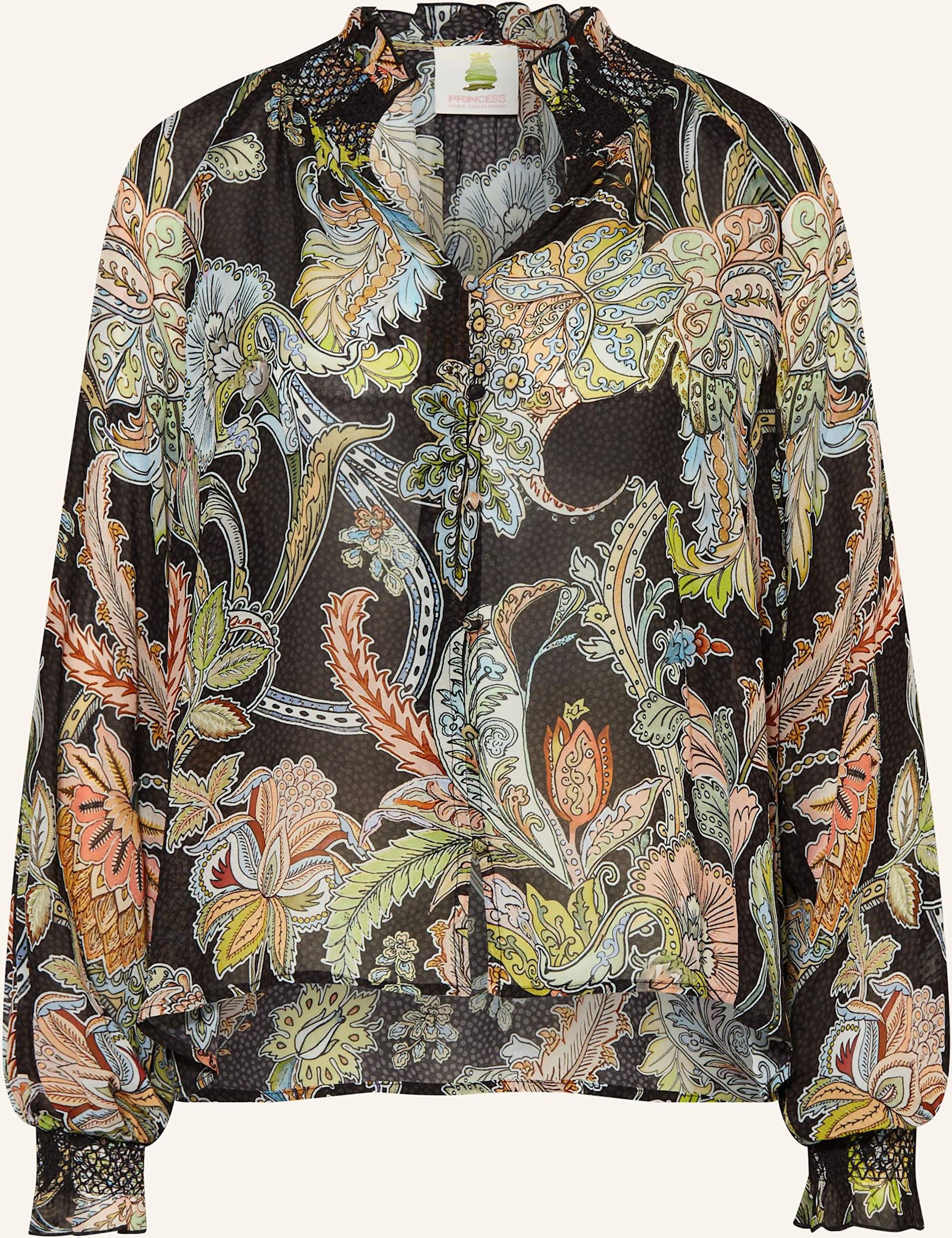 Princess Goes Hollywood Bluse Mit Rüschen schwarz