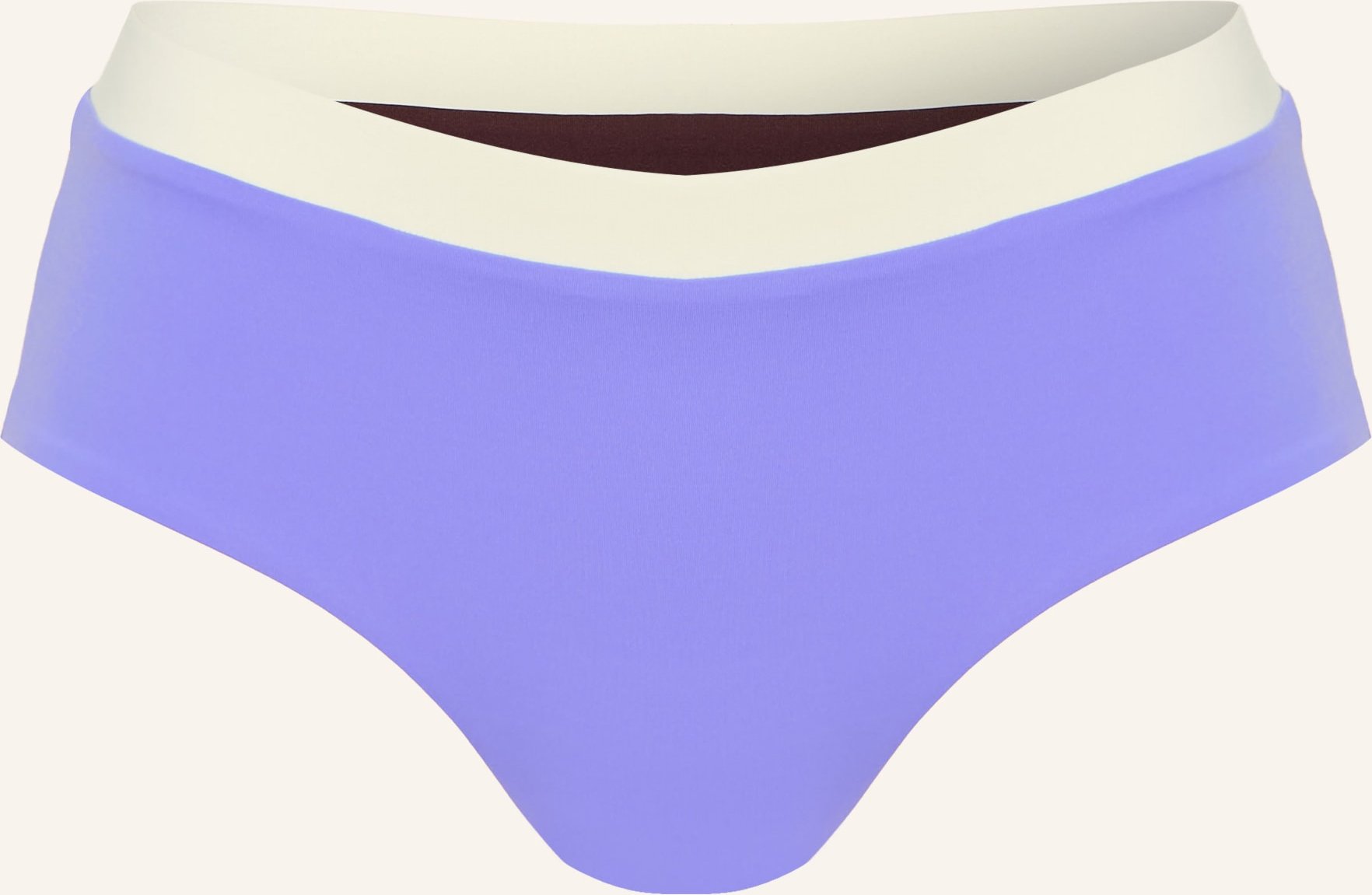 Mymarini Panty-Bikini-Hose Shorts Zum Wenden Mit Uv-Schutz 50+ braun