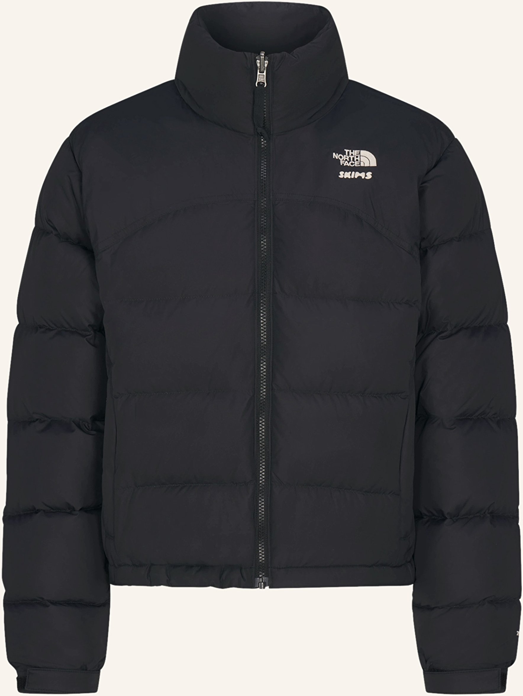 The North Face X Skims Daunenjacke Tnf X Project K 2000 Retro Shrunken Nuptse schwarz