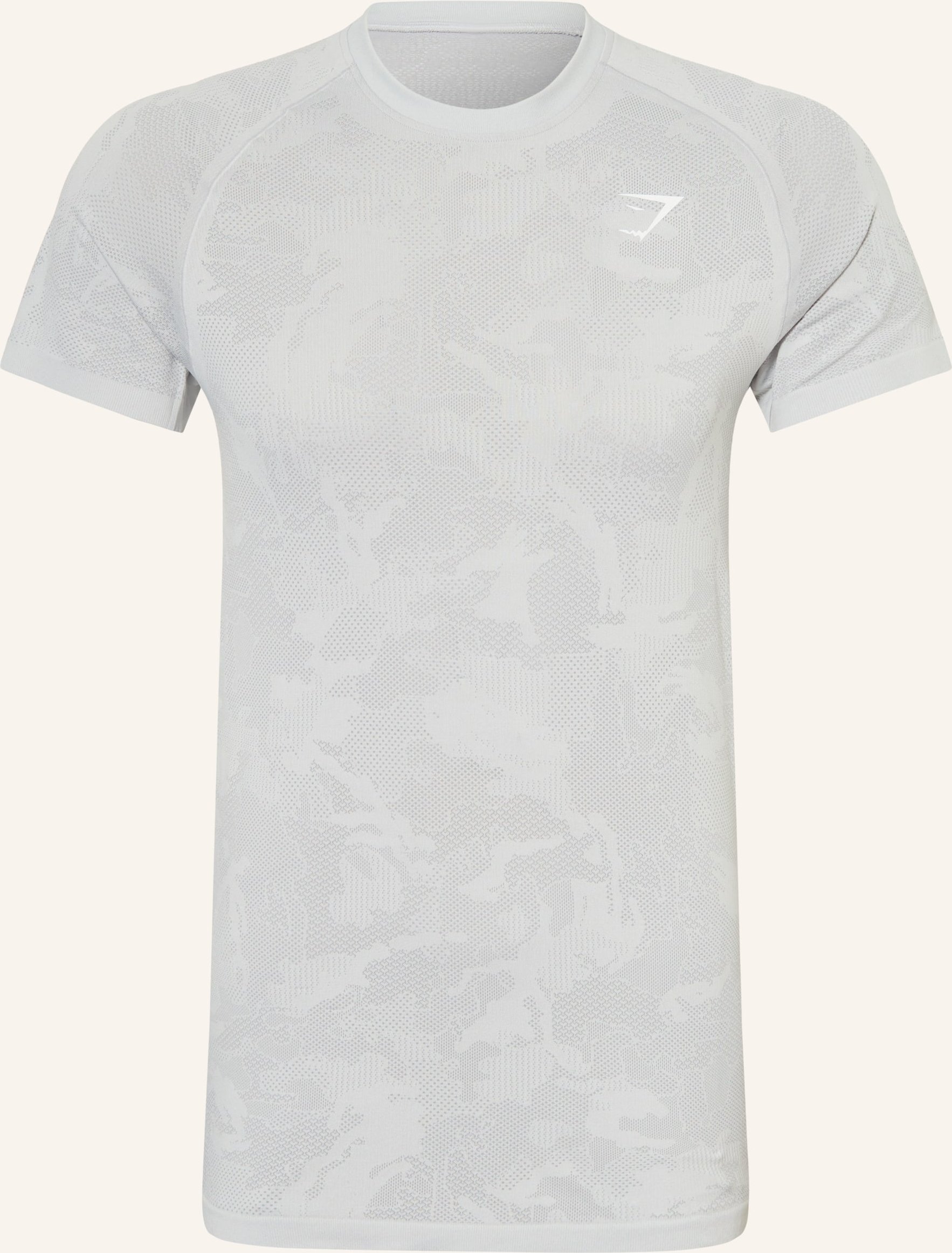 Gymshark T-Shirt Geo Seamless grau