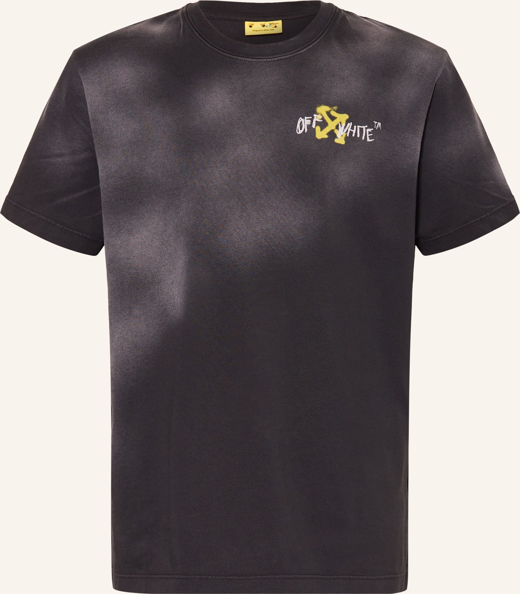 Off-White T-Shirt schwarz