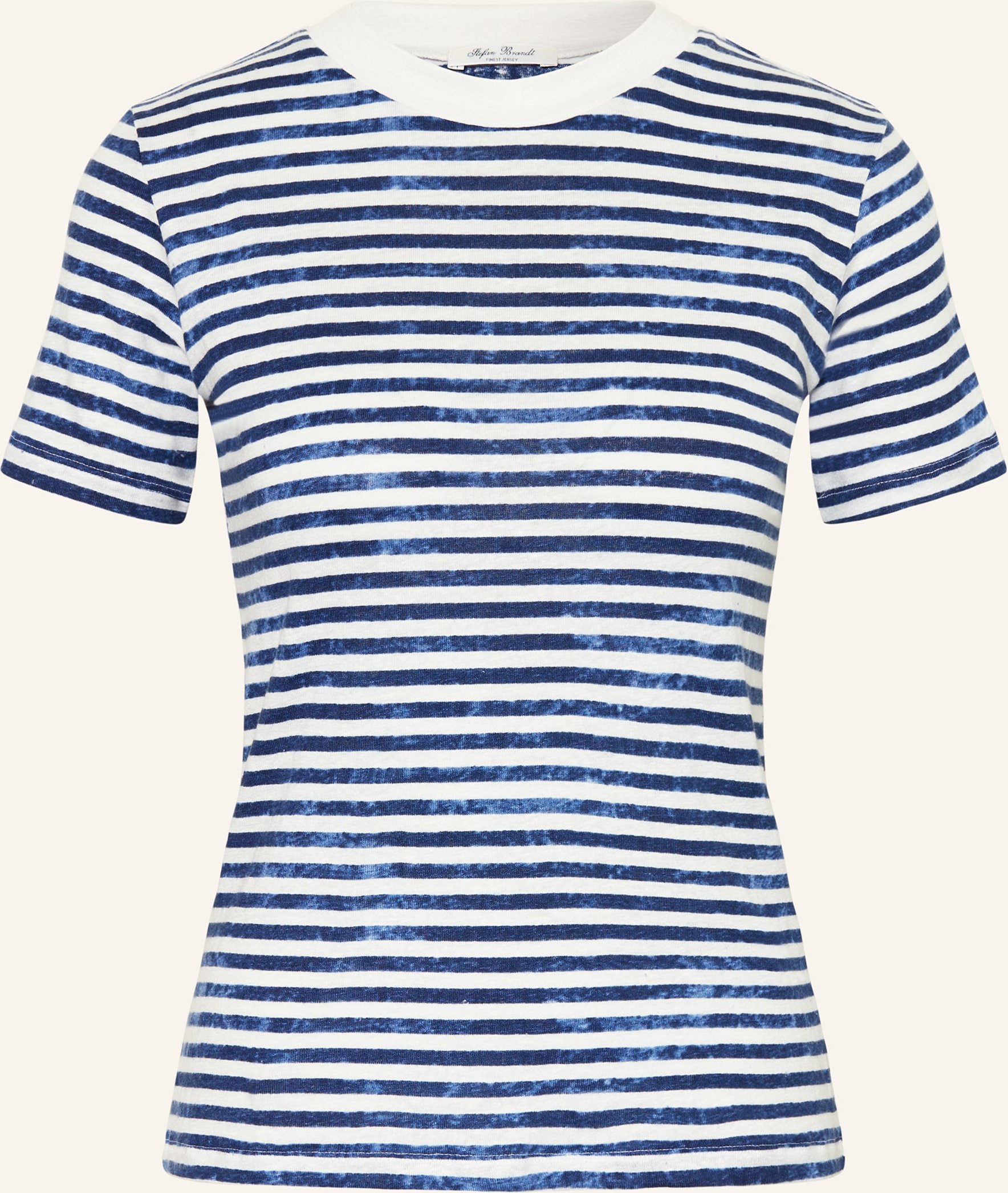 Stefan Brandt T-Shirt Aus Leinen blau