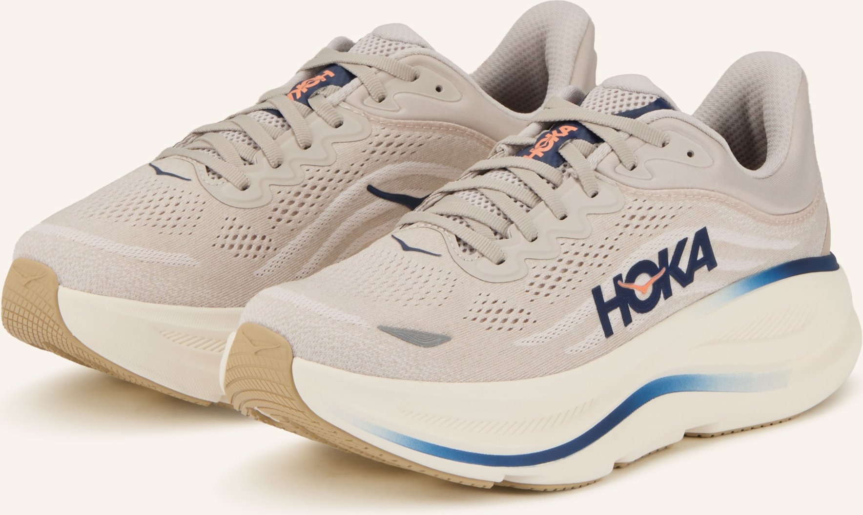 Hoka Laufschuhe Bondi 9 grau