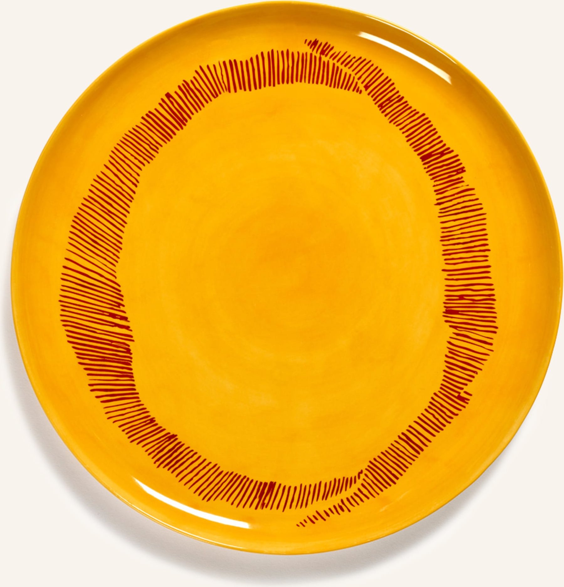 Serax Menüteller Feast gelb