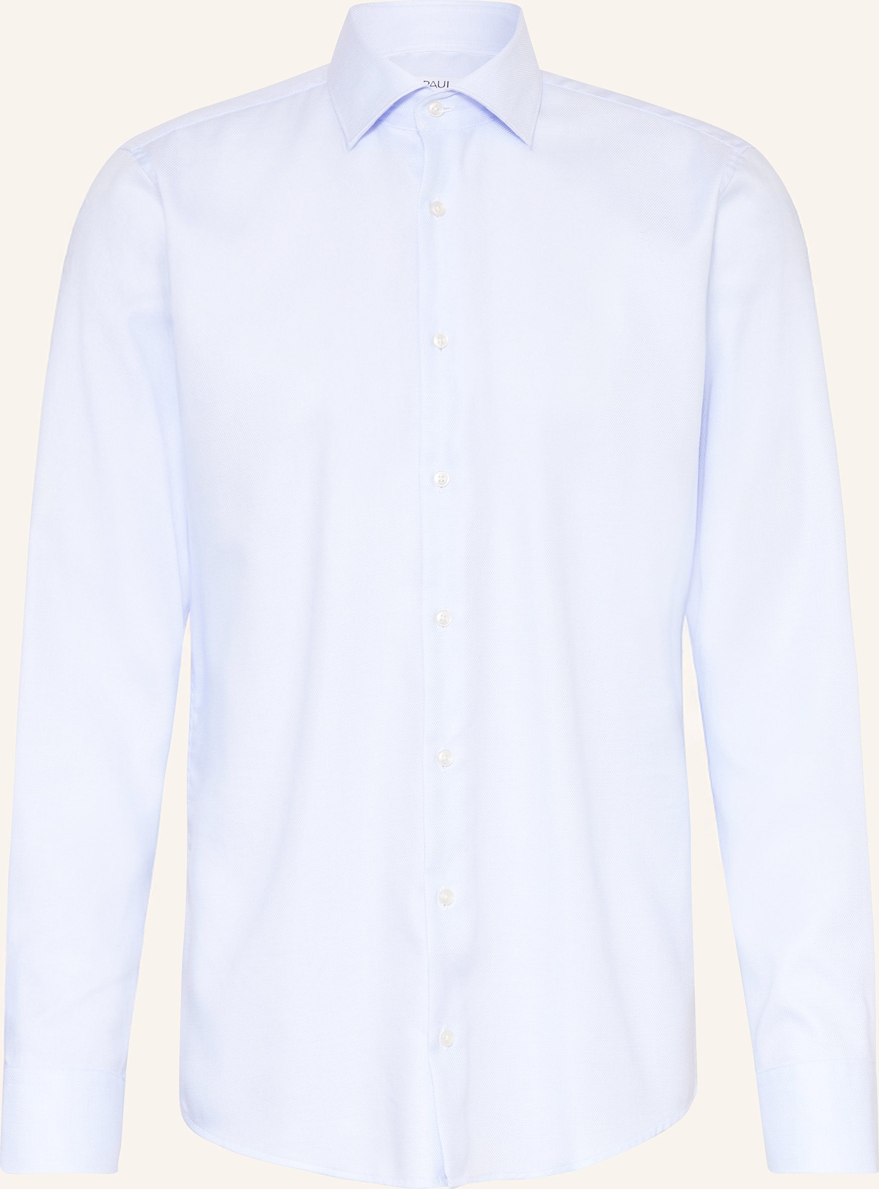Paul Hemd Shaped Fit blau