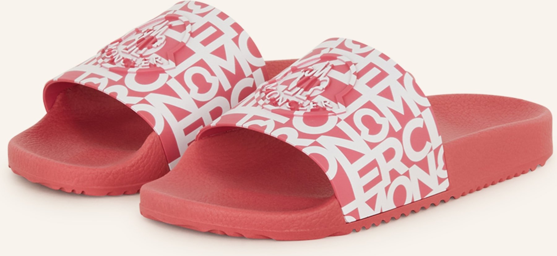 Moncler Enfant Pantoletten Petite Jeanne pink