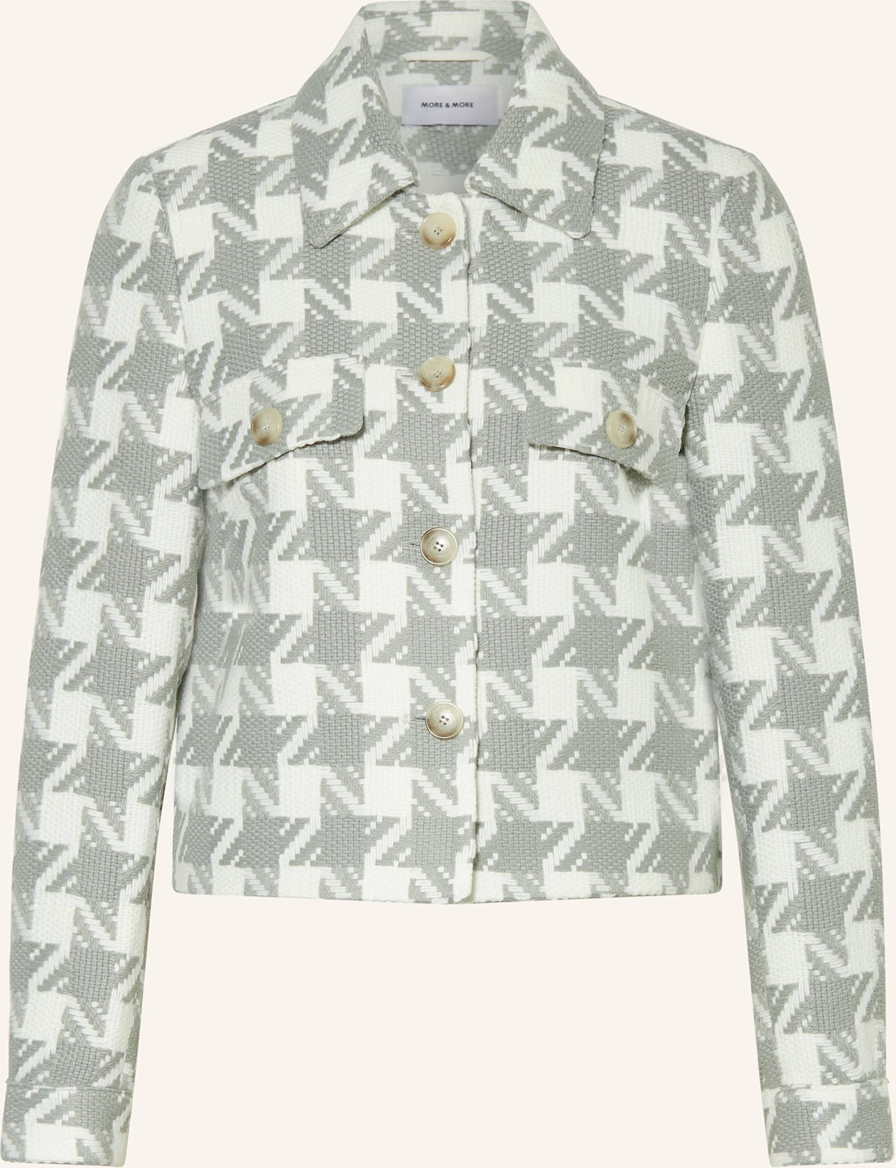 More & More Kastenjacke grau