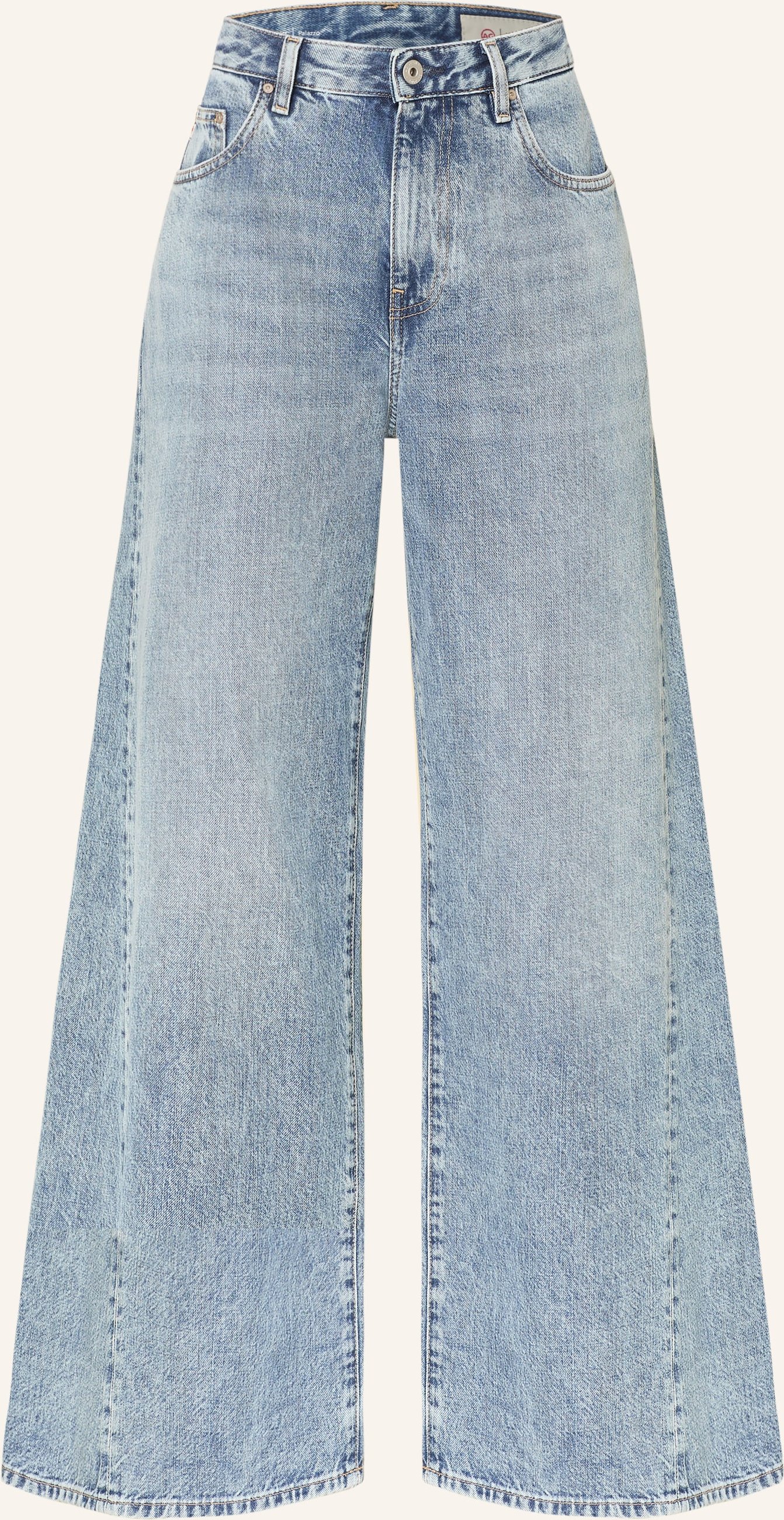Thumbnail - Ag Jeans Wide Leg Jeans Helsinki blau