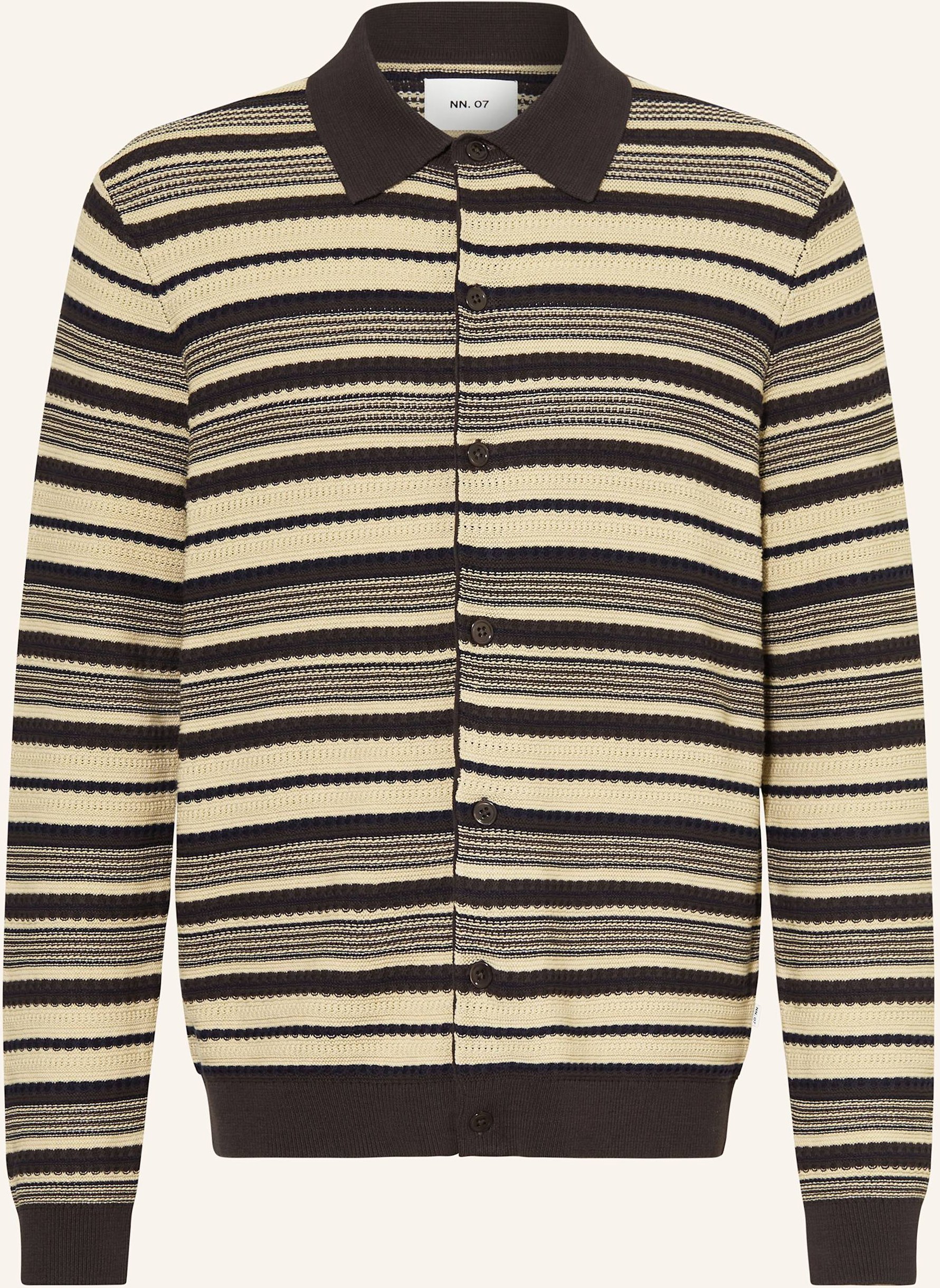 Nn.07 Strickjacke Nolan braun