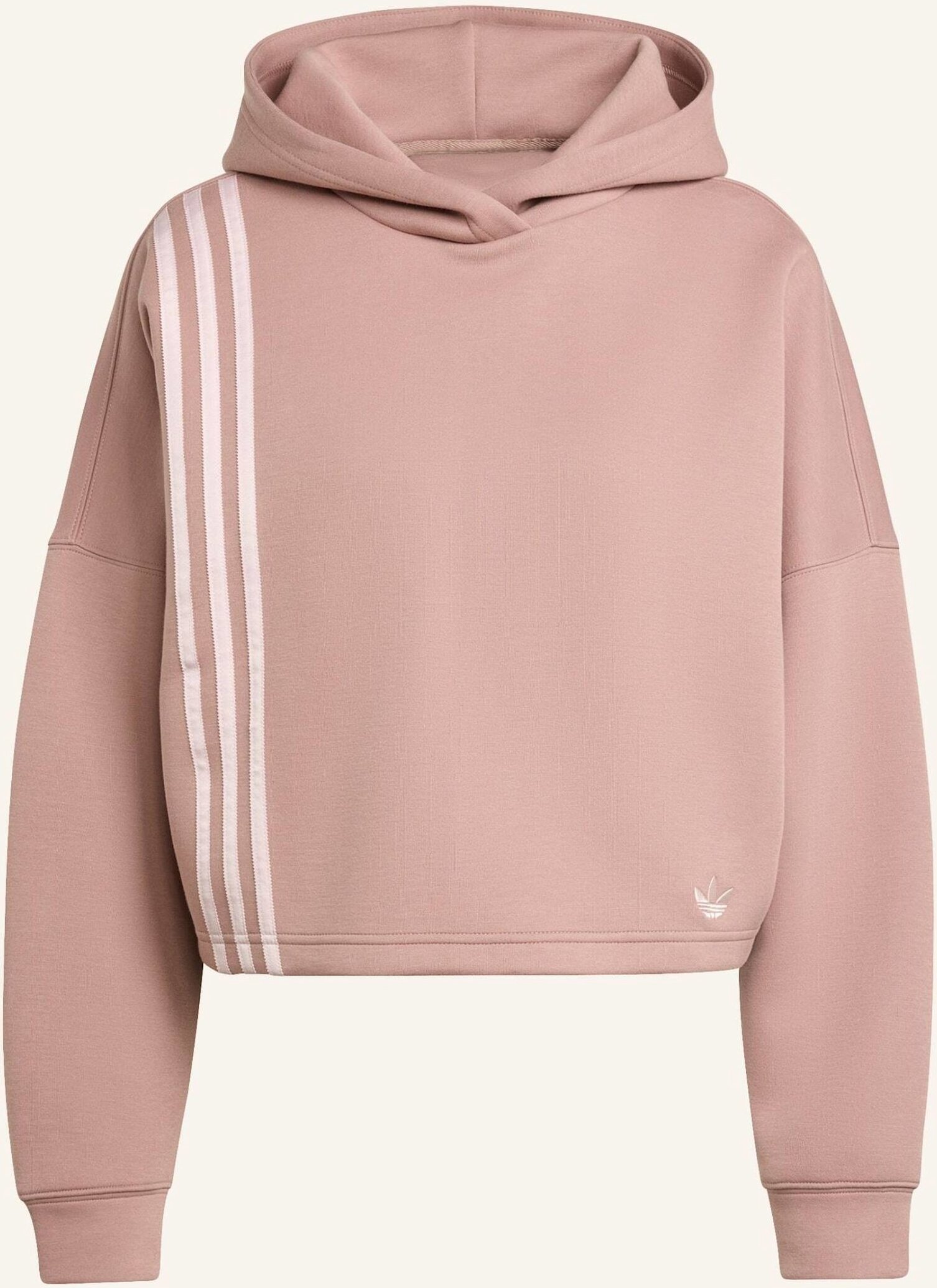 Thumbnail - Adidas Originals Off Placed 3-Streifen Hoodie pink