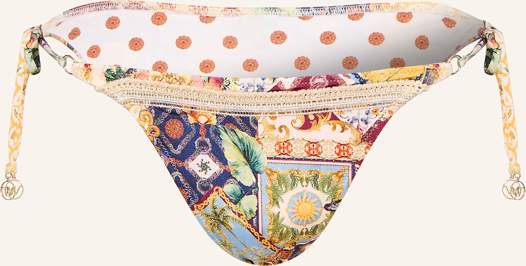 Watercult Triangel-Bikini-Hose Treasured Trove gelb