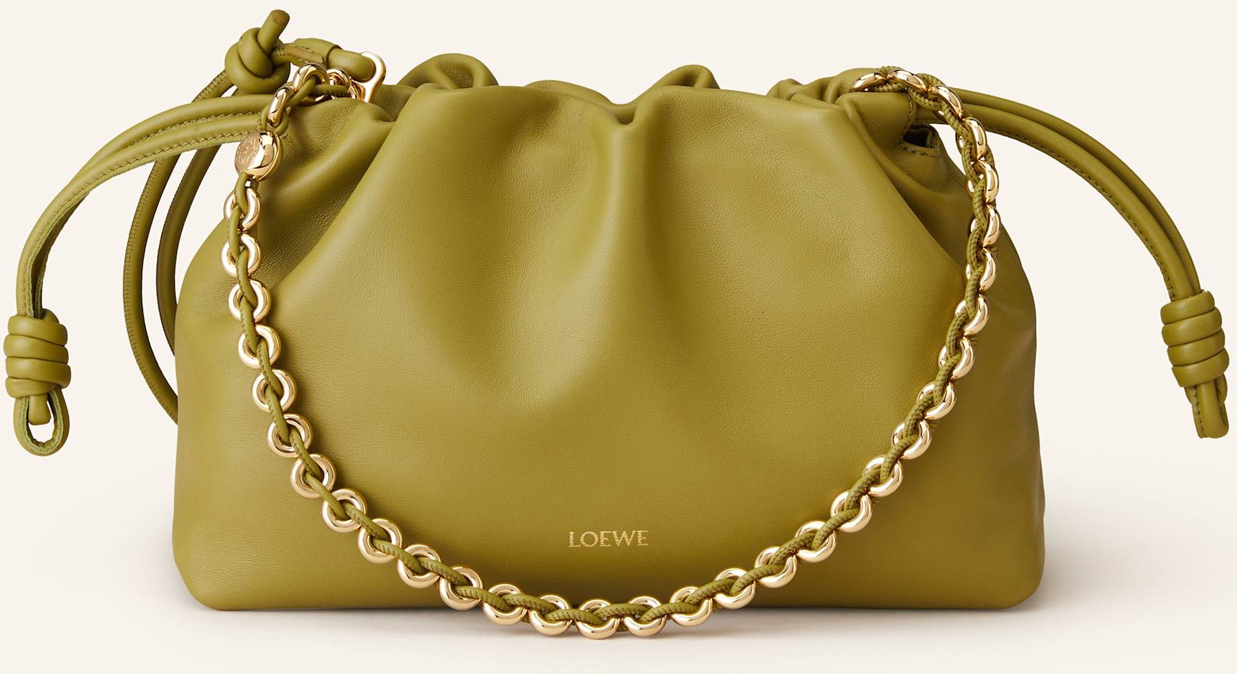 Loewe Clutch Flamenco gruen