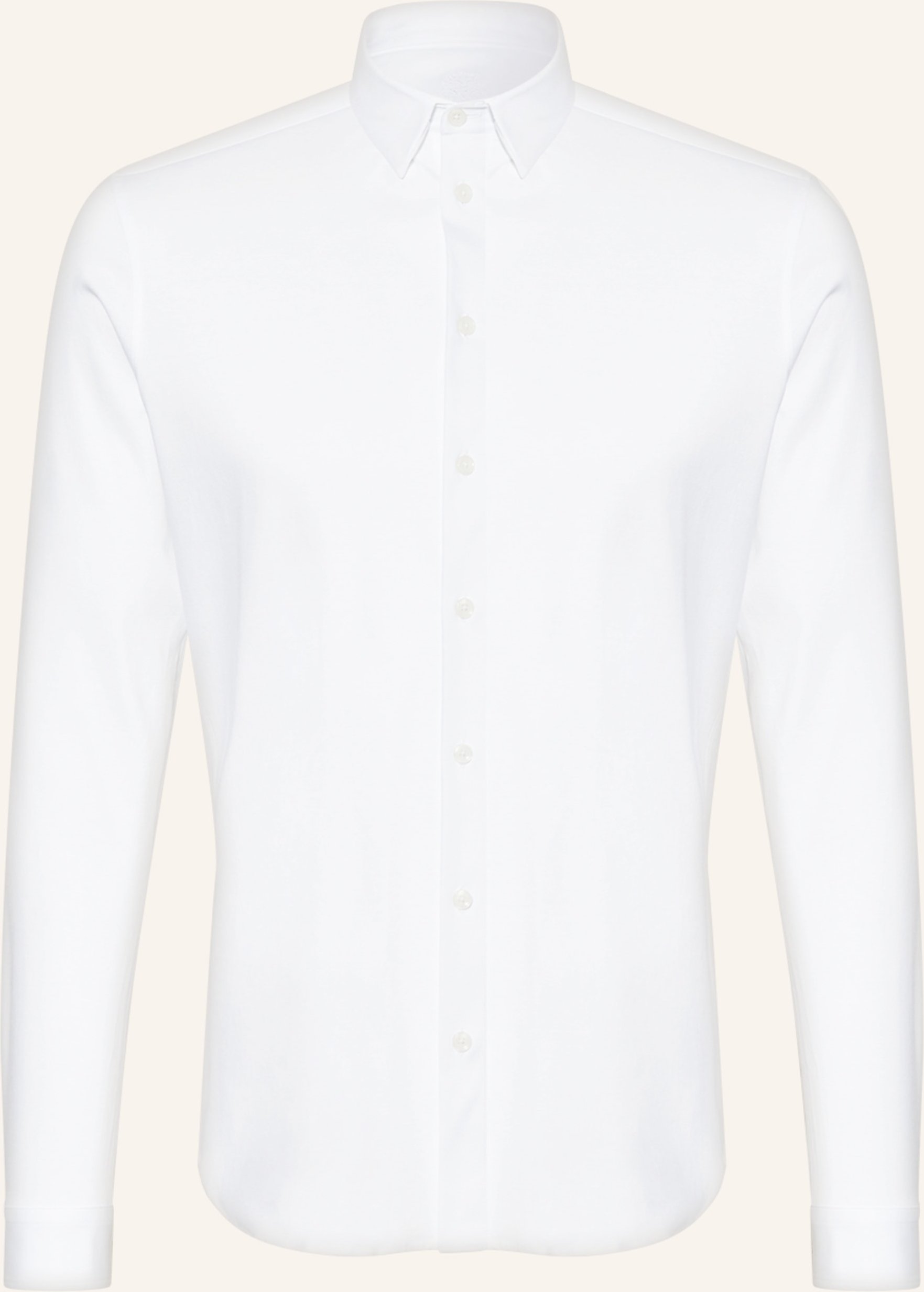 Mos Mosh Gallery Jerseyhemd Marco Extra Slim Fit weiss