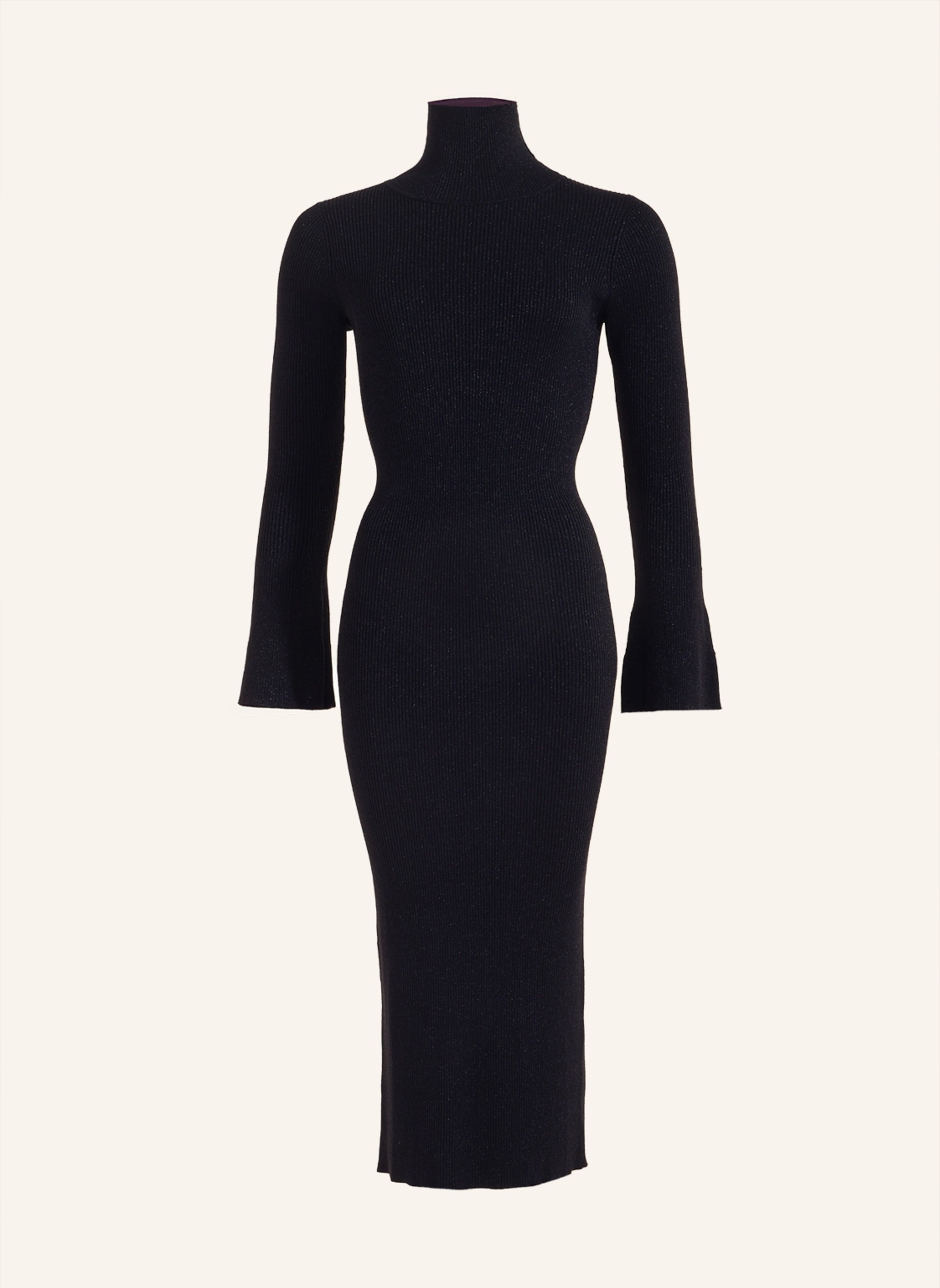 Adlysh Kleid Metallic Elegance Dress schwarz