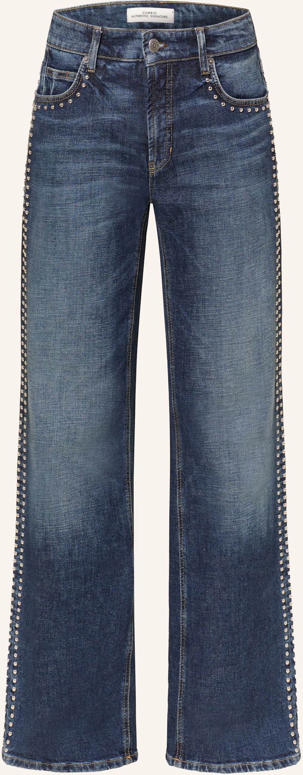 Cambio Jeans Aimee Mit Nieten blau