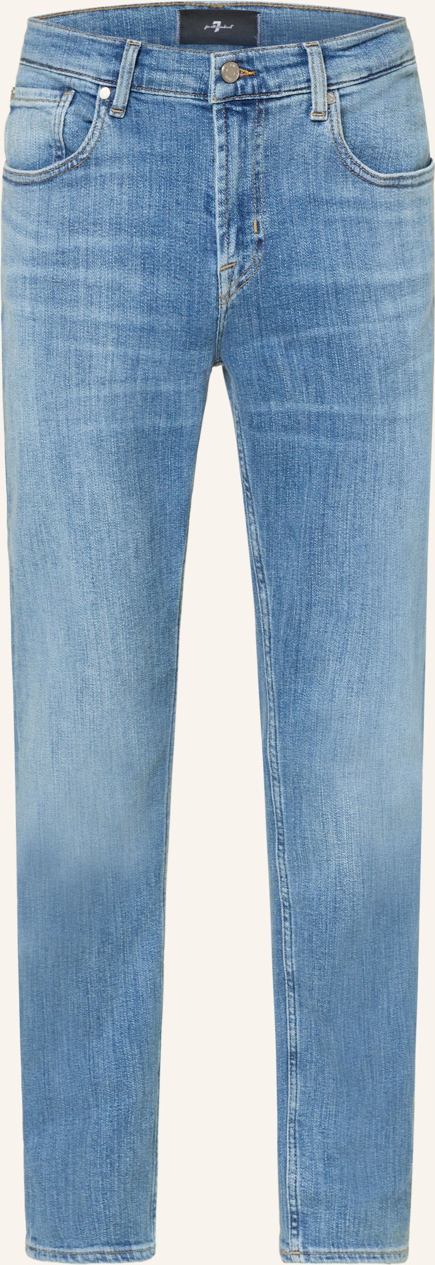 7 For All Mankind Jeans Slimmy Tapered Skinny Fit blau