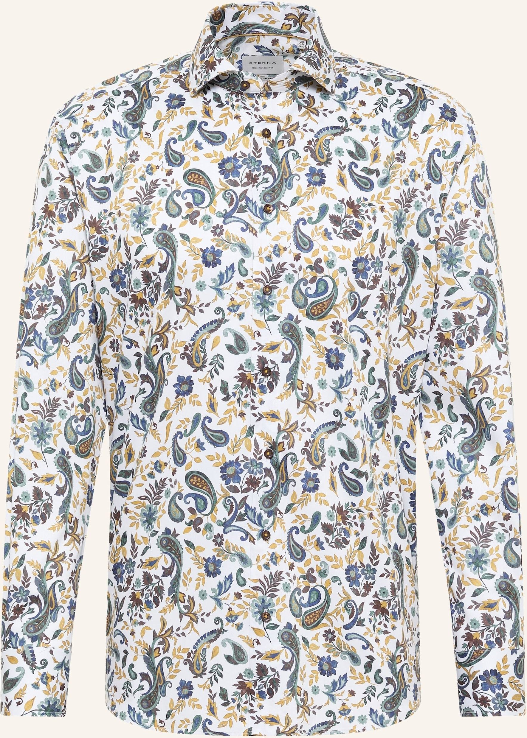 Eterna Hemd Modern Fit gelb