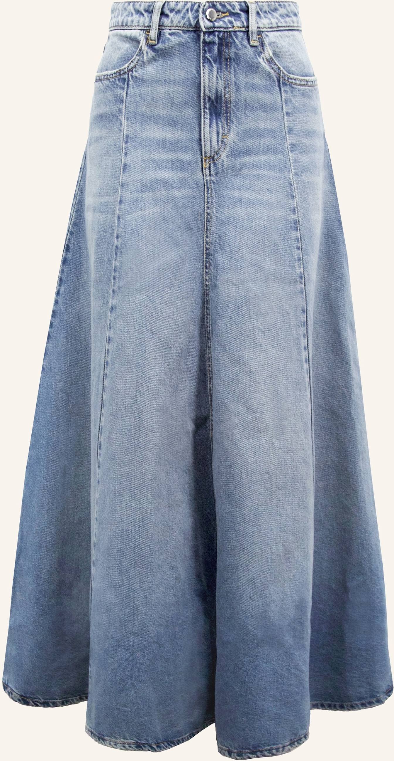Icon Denim Skirt Cora blau