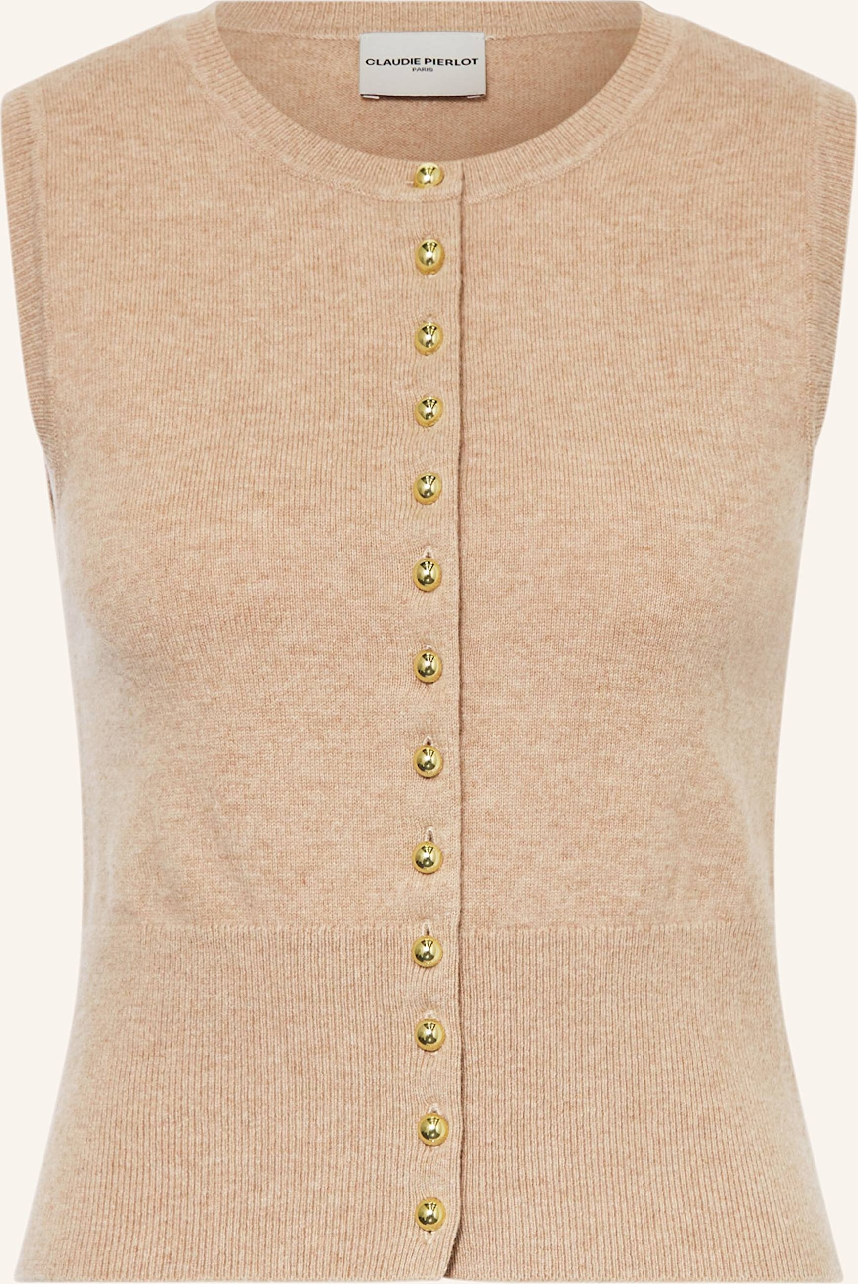 Claudie Pierlot Strickweste beige