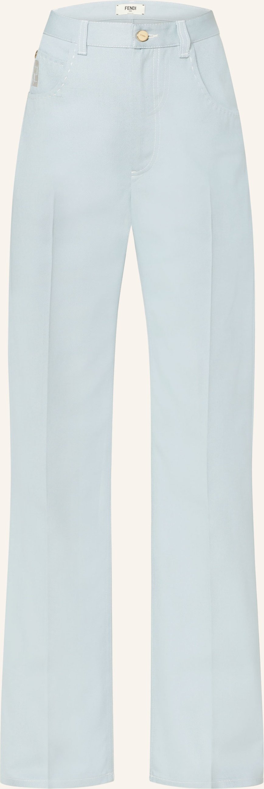 Fendi Straight Jeans blau