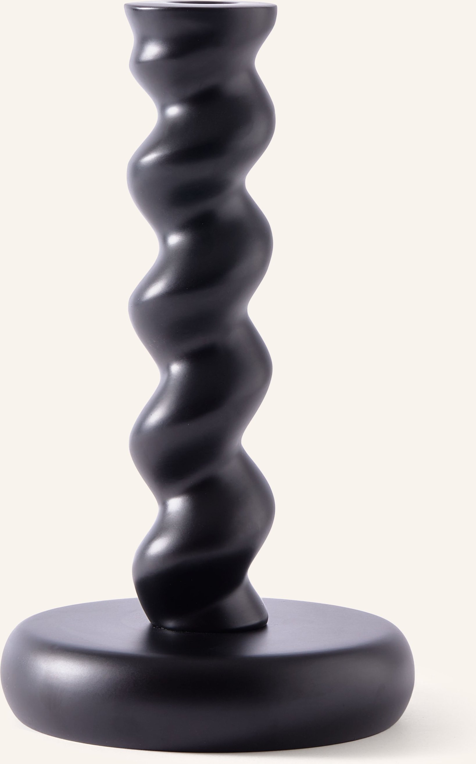 Polspotten Kerzenhalter Twister M schwarz