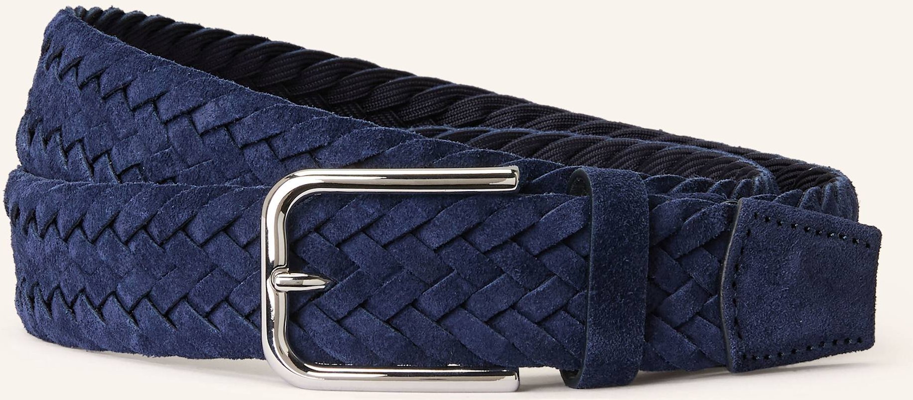 Schuchard & Friese Flechtgürtel Simone Aus Leder blau