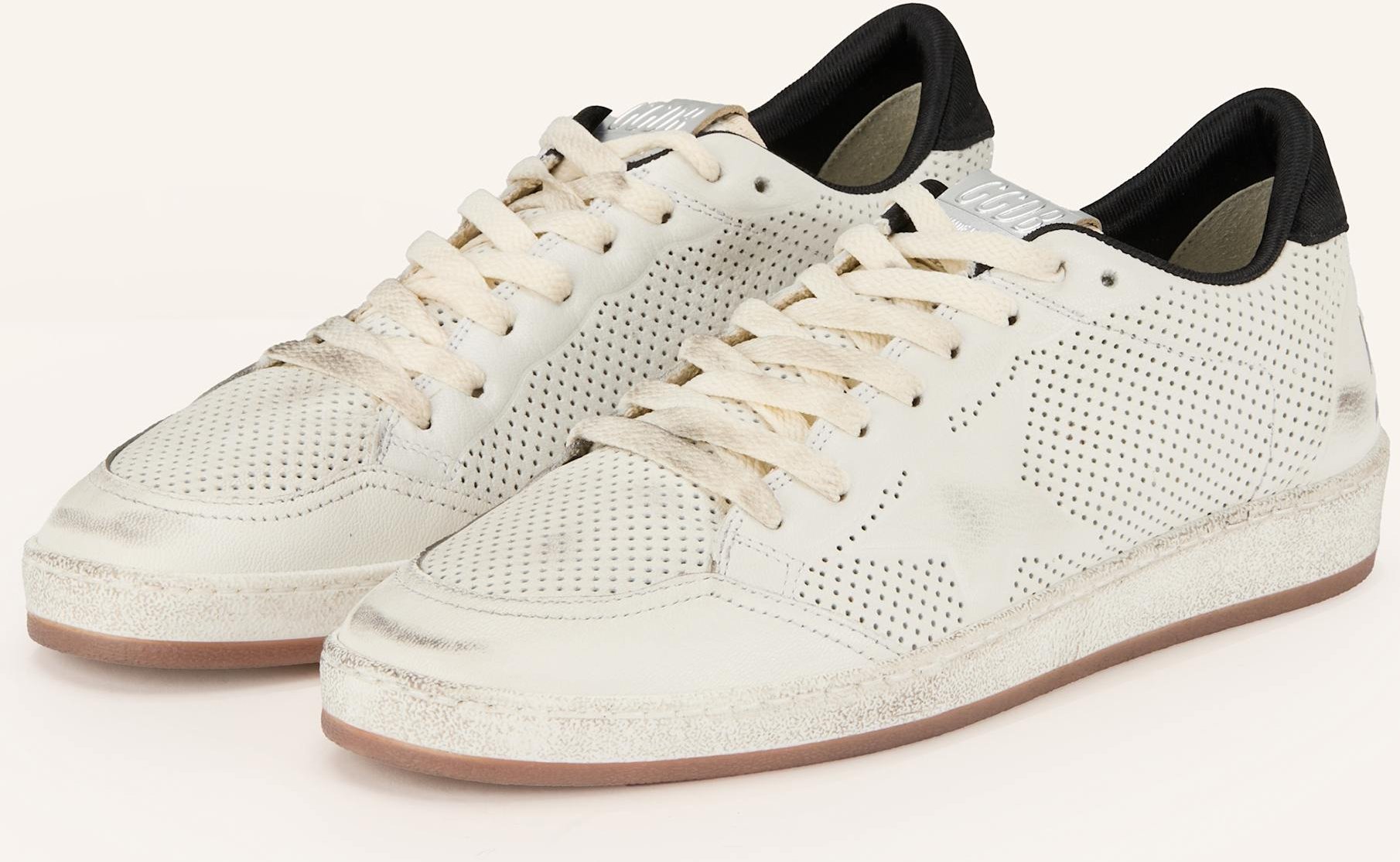 Golden Goose Sneaker Ball Star weiss