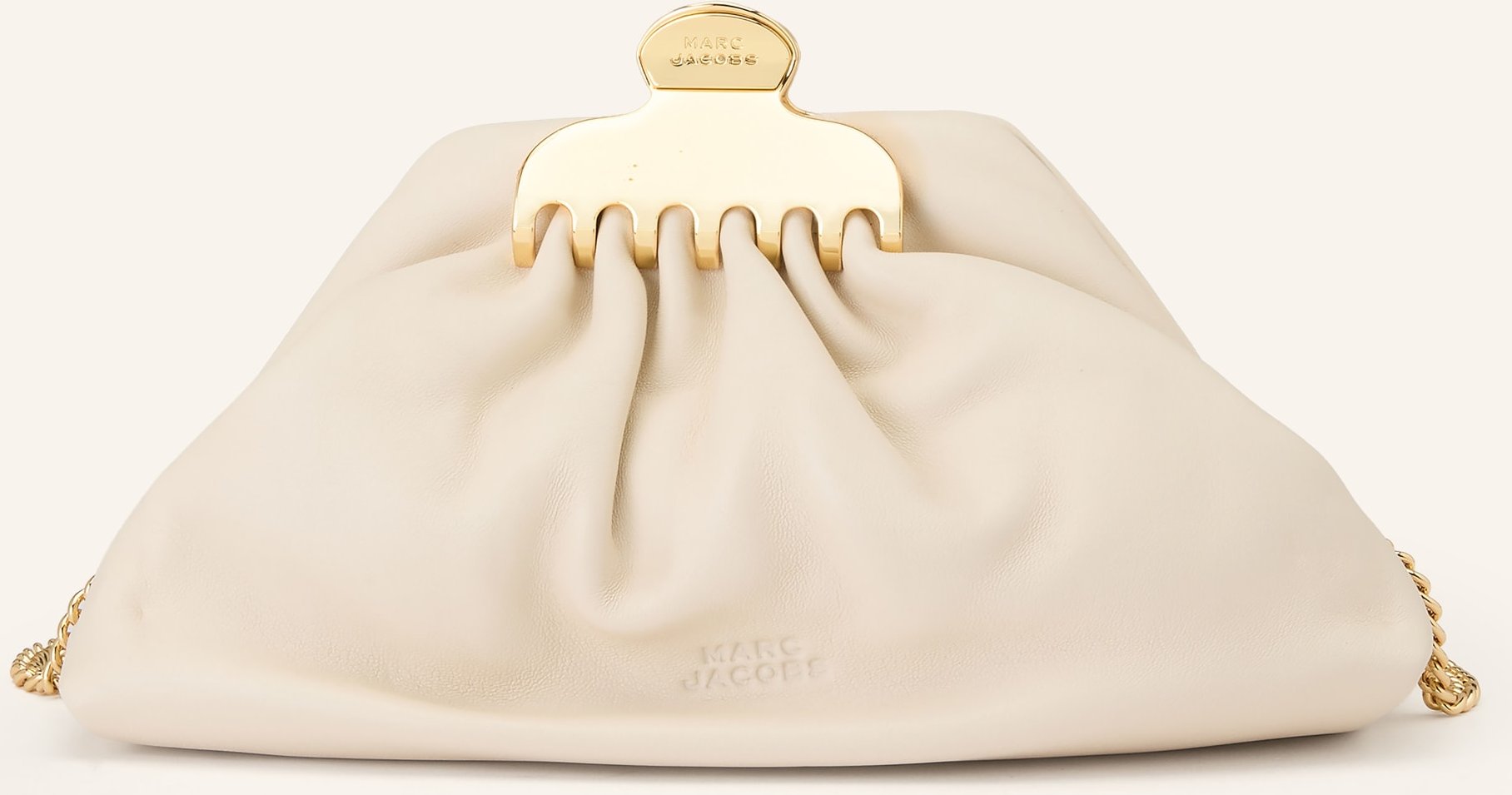 Marc Jacobs Clutch The Glam Small Clutch Bag weiss