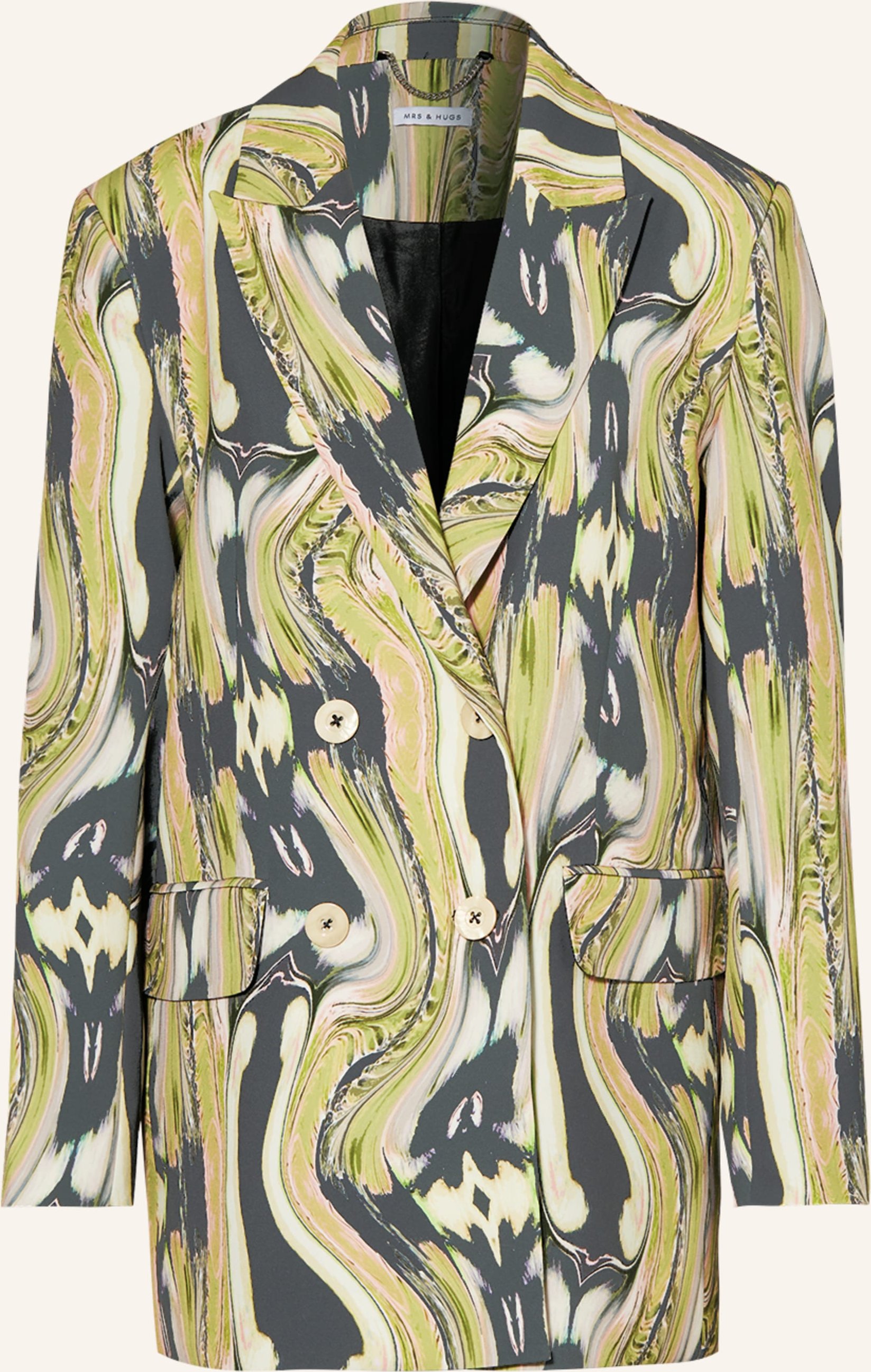 Mrs & Hugs Blazer gelb