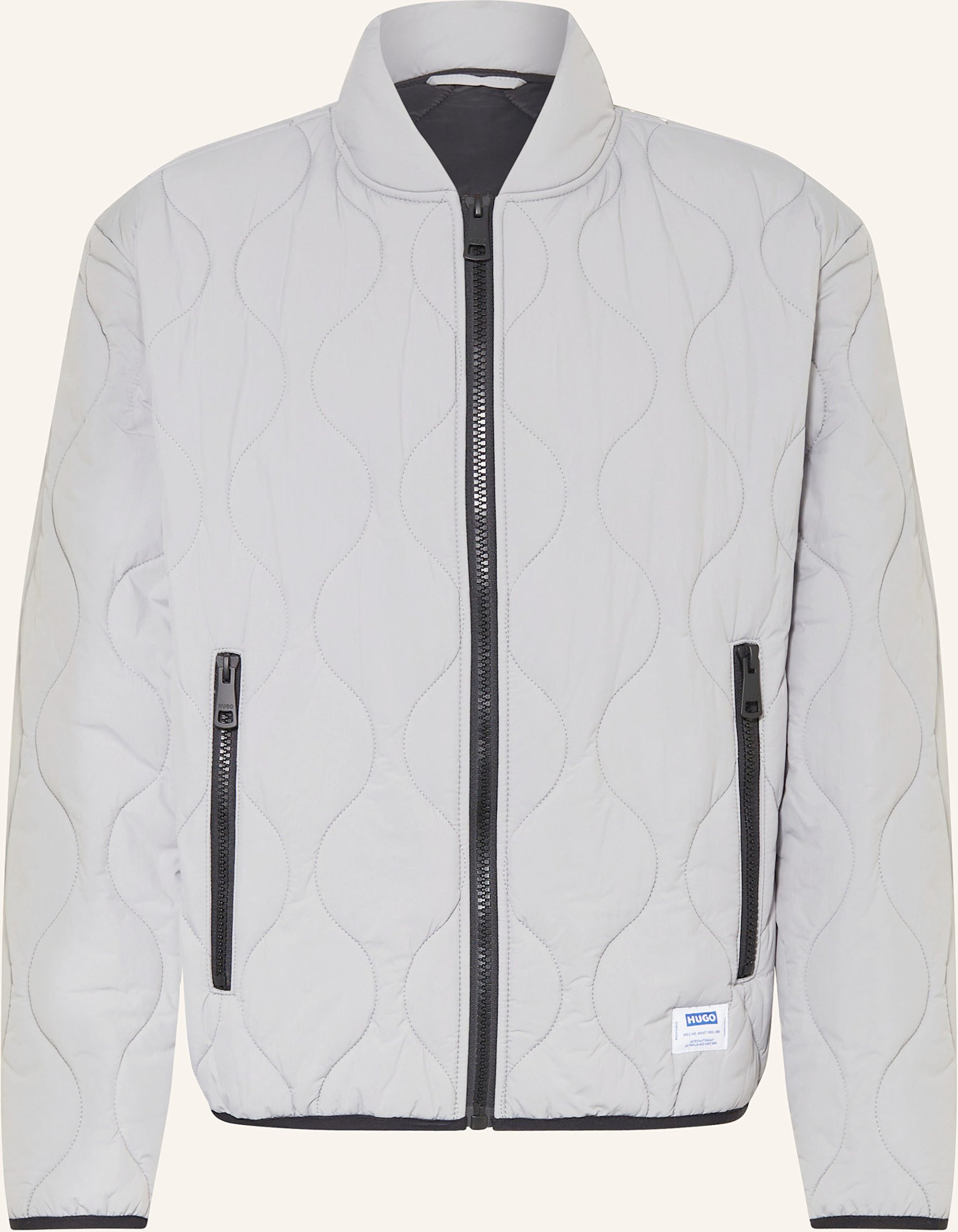Thumbnail - Hugo Blue Steppjacke Boho grau