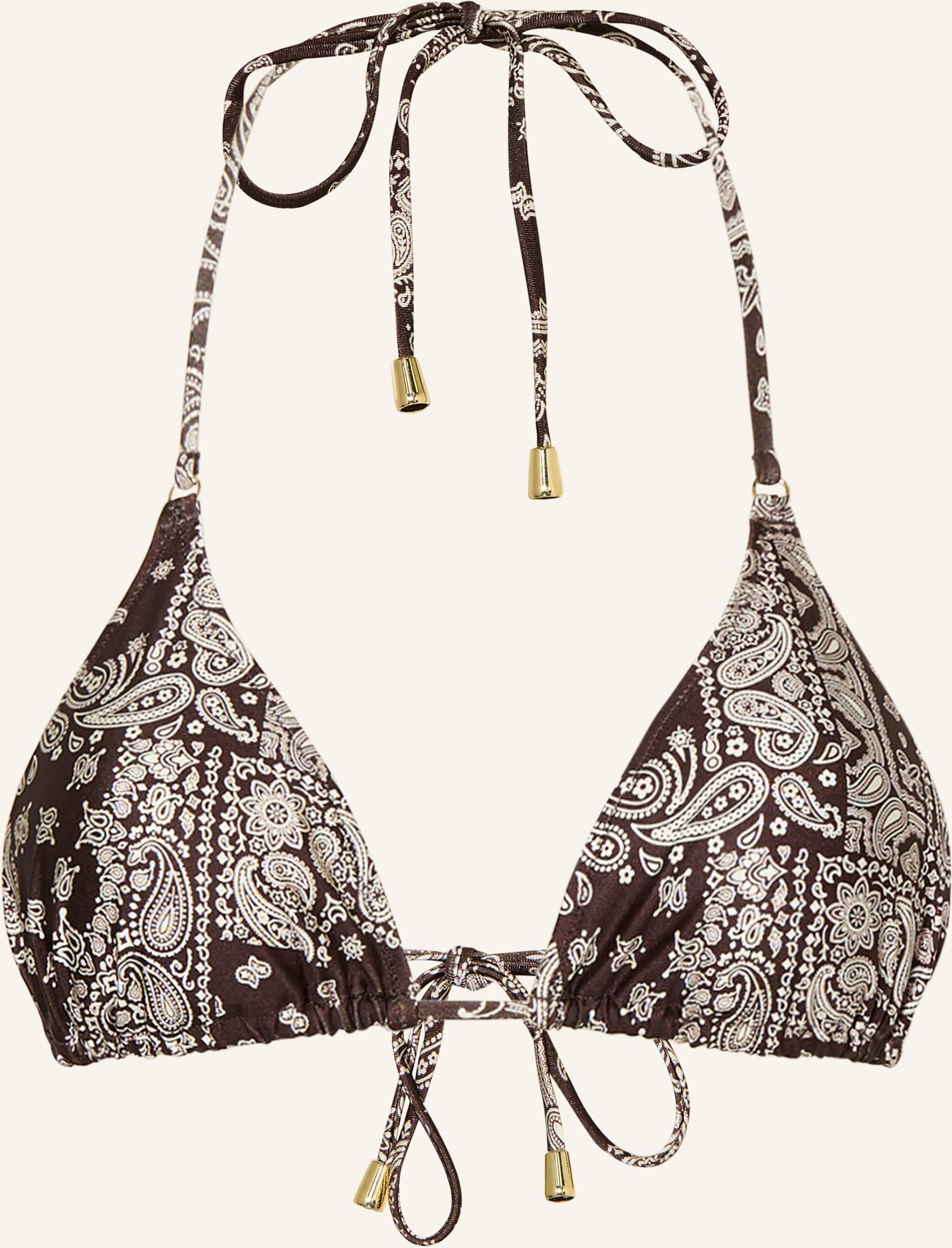 Mrs & Hugs Triangel-Bikini-Top braun