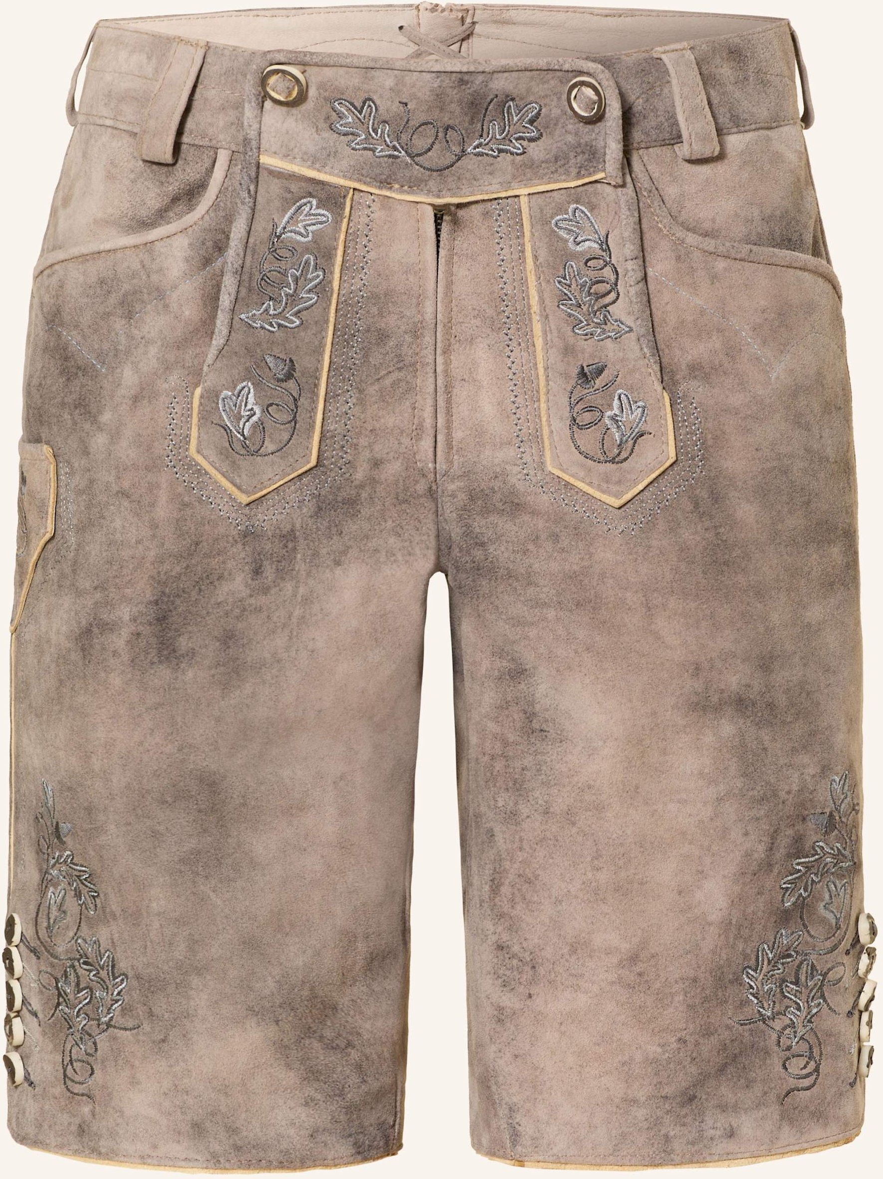 Spieth & Wensky Trachten-Lederhose Gemma grau