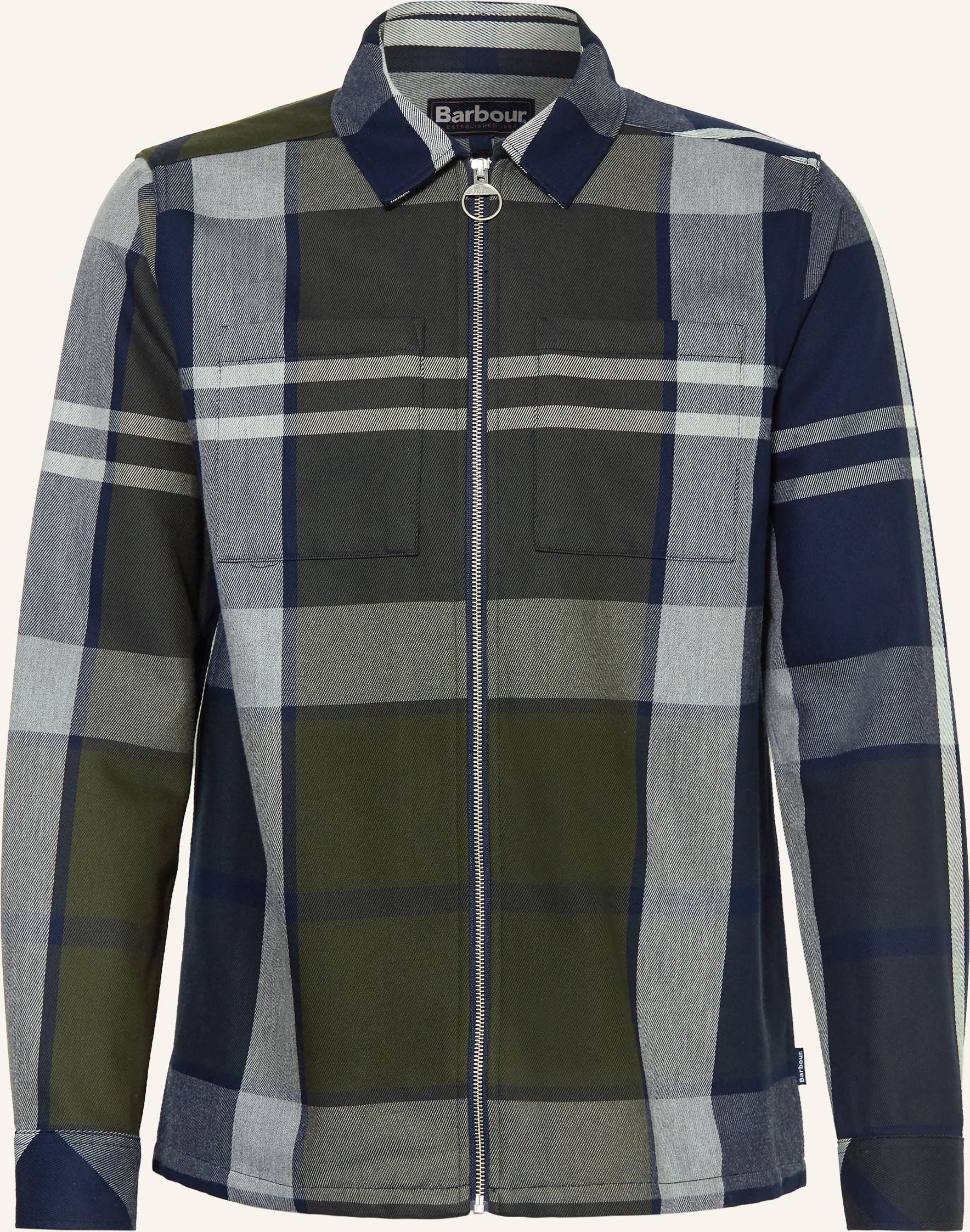 Barbour Overshirt Lannich gruen